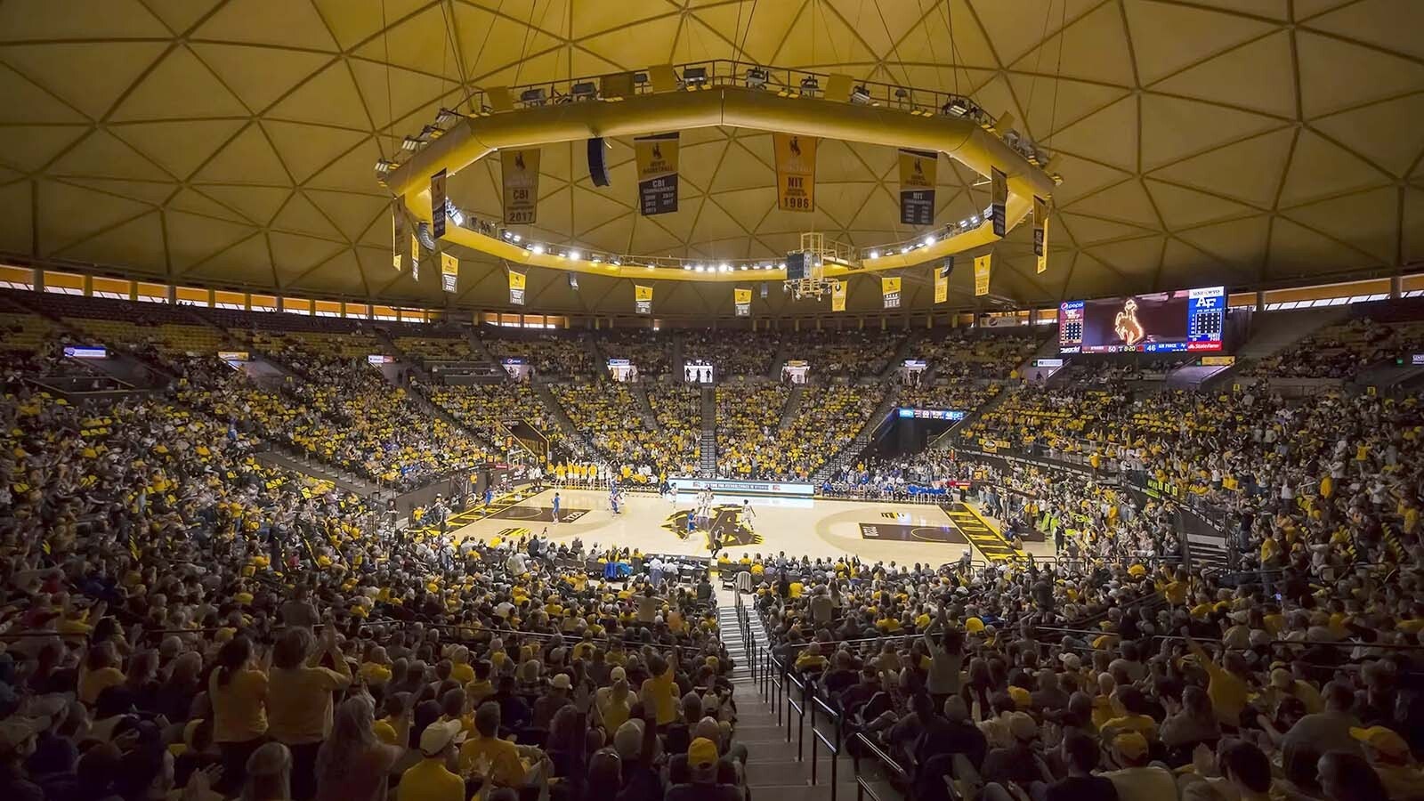 University of Wyoming officials say they’re open to a naming rights deal for the Arena-Auditorium, and just how much that could cost is “undetermined.” But there are no plans to consider a name change for War Memorial Stadium.
