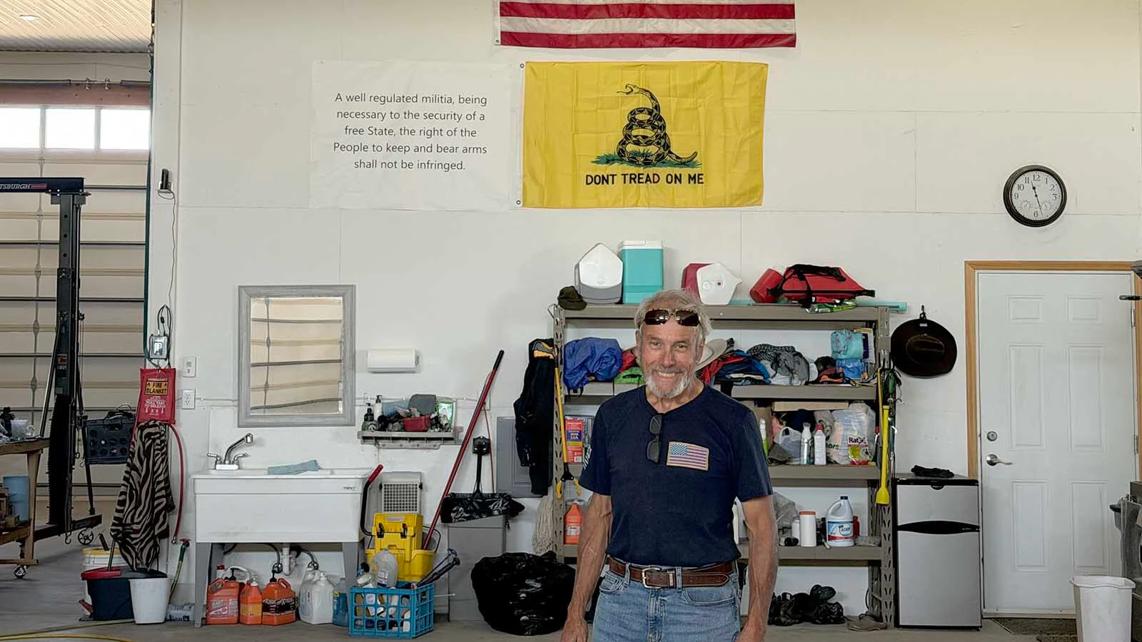 Pedro Pirado, who immigrated to the United States from Venezuela in 1989, stands inside his shop near Big Sandy Lake.
