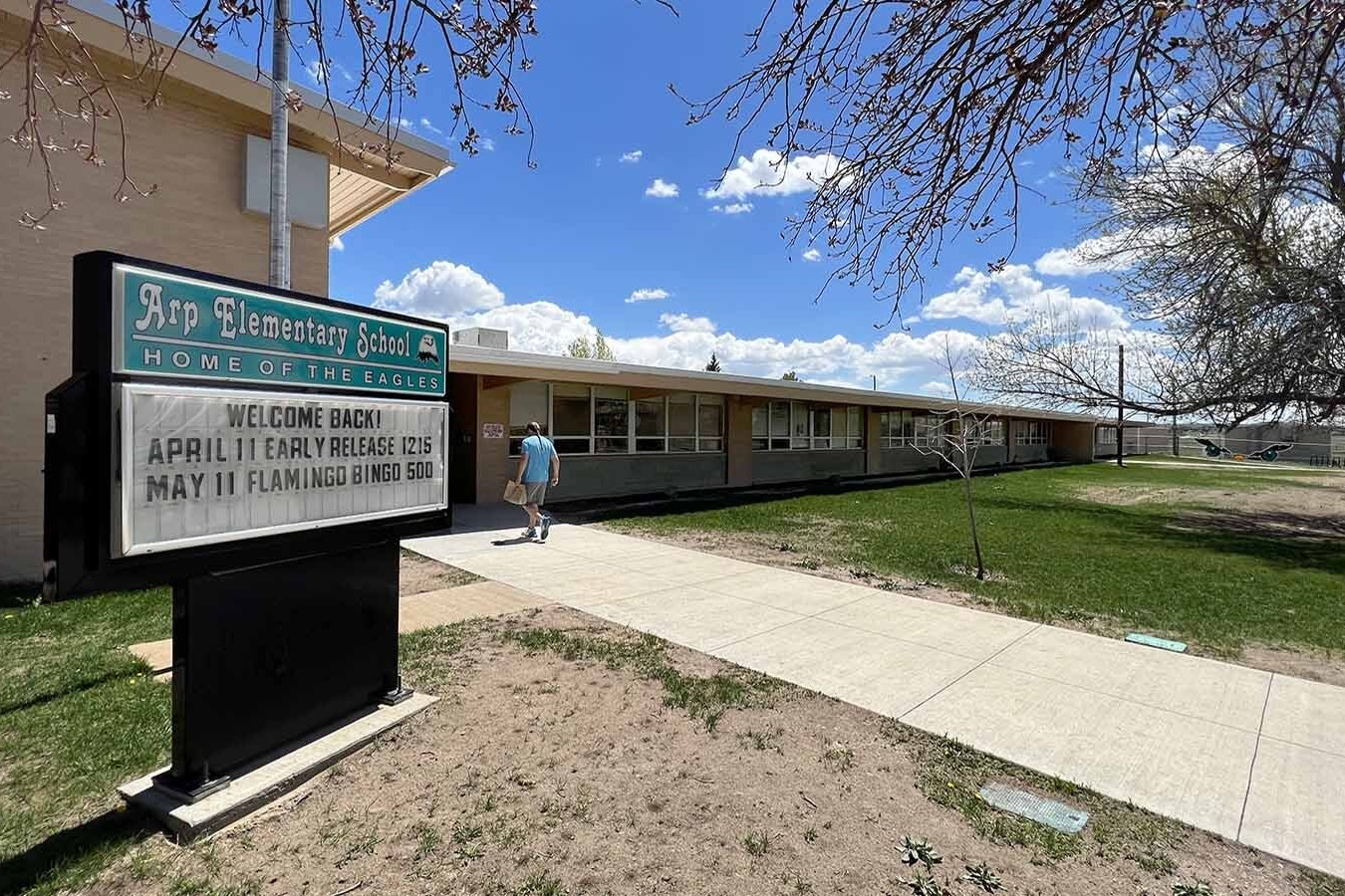 Arp Elementary School may be holding its last classes as it prepares to move into a vacant building next year pending a resolution to either upgrading or replacing its crumbling building.
