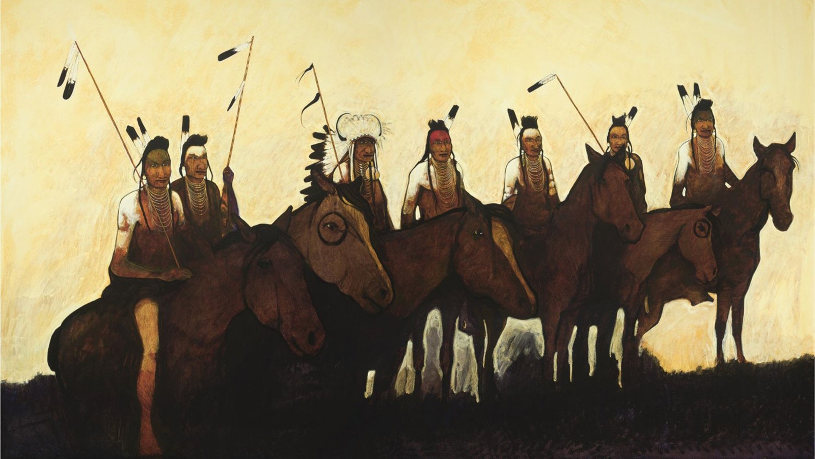 "Crow Indians on Magpie Creek" by Kevin Red Star