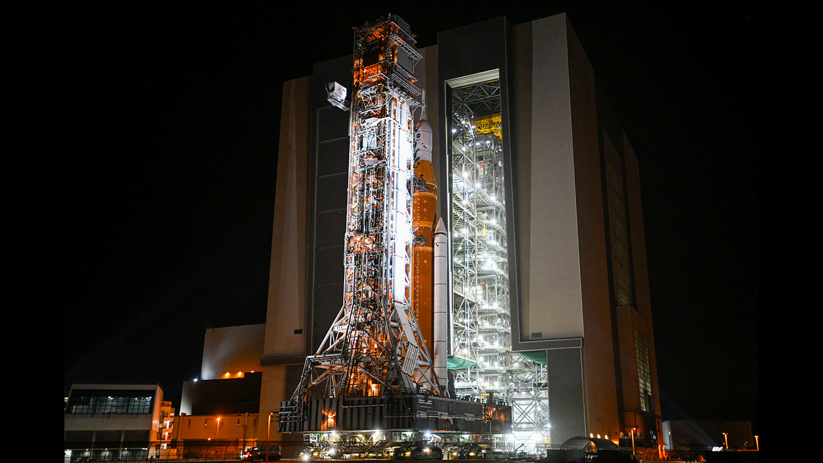 L&H Industrial based in Gillette, Wyoming, built precision parts for NASA and the Artemis II mission, including an upgrade to the huge crawler transporter that — at about 1 mph — takes the rocket to the launching pad.