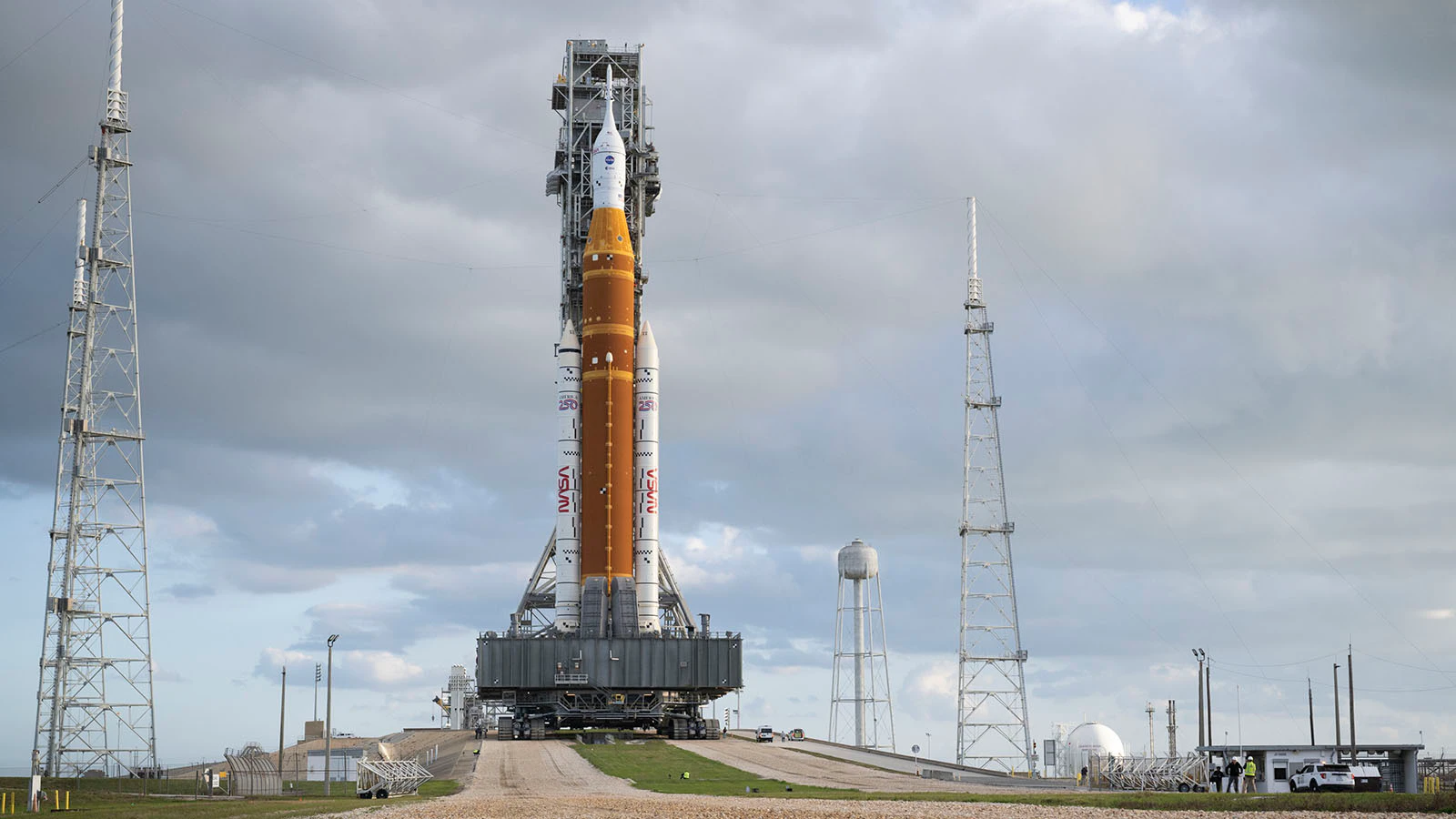L&H Industrial based in Gillette, Wyoming, built precision parts for NASA and the Artemis II mission, including an upgrade to the huge crawler transporter that — at about 1 mph — takes the rocket to the launching pad.