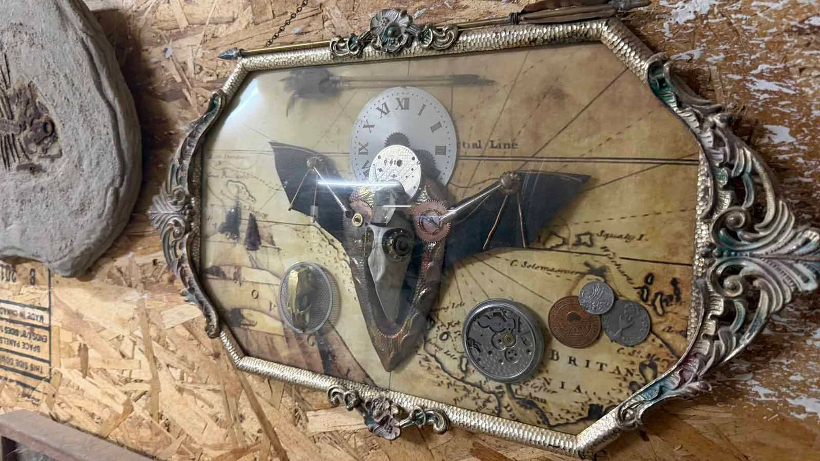 Visual artist Calvin "Cal" Fulfer has spent over a decade repurposing material into his art. The result has been an eclectic collection of petroglyph fish made of old typewriting parts to Styrofoam blocks to create an Egyptian entrance. 