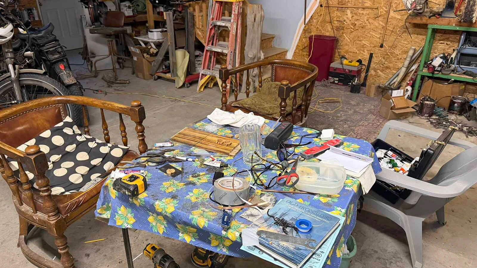 Calvin "Cal" Fulfer of Worland has spent the last decade repurposing old relics of our past into his art. His latest project was partnering with Terry Shryack to build a 600-pound table from the wood of an old ash tree that was cut down at the Washakie County Courthouse nearly 30 years ago. 