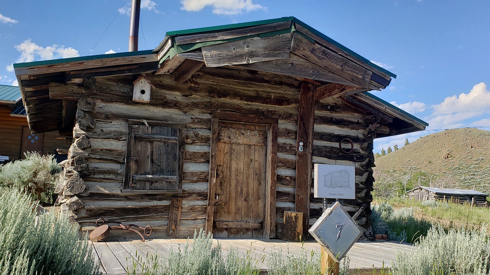 Some historians believe this is the oldest cabin still standing in Wyoming. Built or moved to this location in 1842, it was once a waypoint for the Shoshone Tribe's migrations.