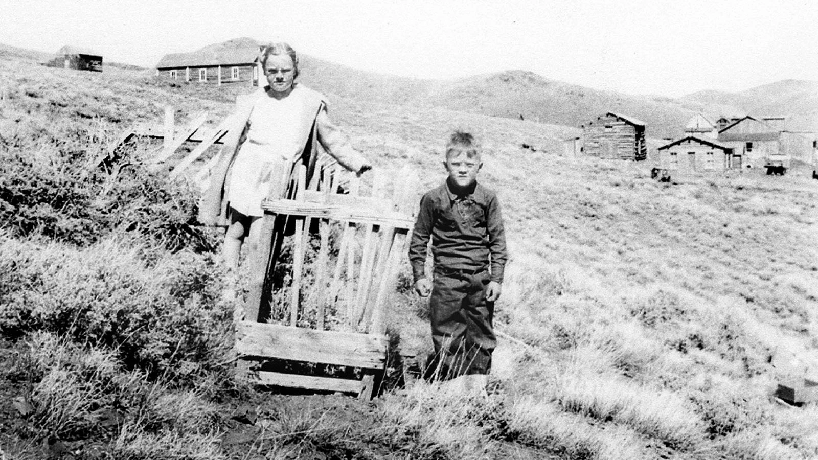 Atlantic City was a Wyoming gold rush boom town that drew fortune-seekers from all over. Deadly winters and dangerous work made for a tough life that raised generations of even tougher kids — a legacy that still defines the town. Barbara and Emmett Williams at the grave of "Baby Williams" in 1952 in a photo from the Jonita Sommers Collection.