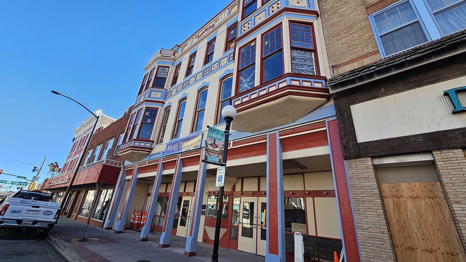 The Atlas Theatre in Cheyenne has been closed for structural repairs. It's hoped it will be ready for a Valentine's Day reopening.