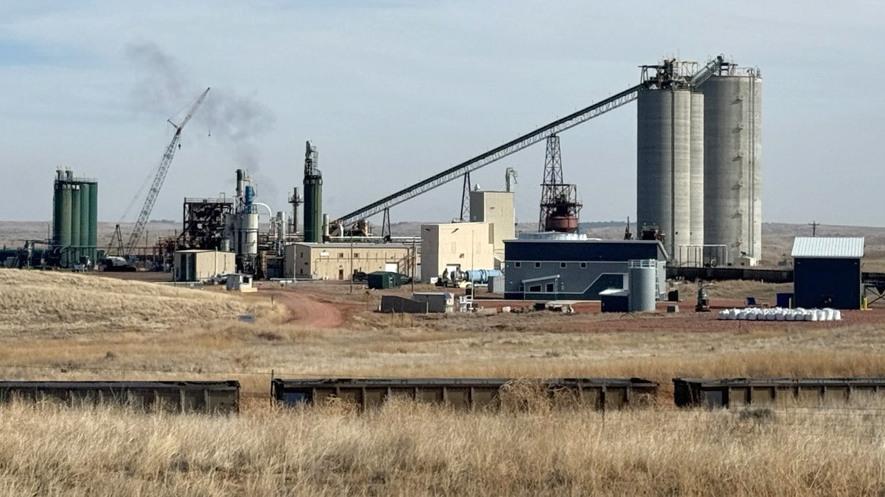 Atlas Carbon north of Gillette, Wyoming, just south of the Dry Fork coal mine.