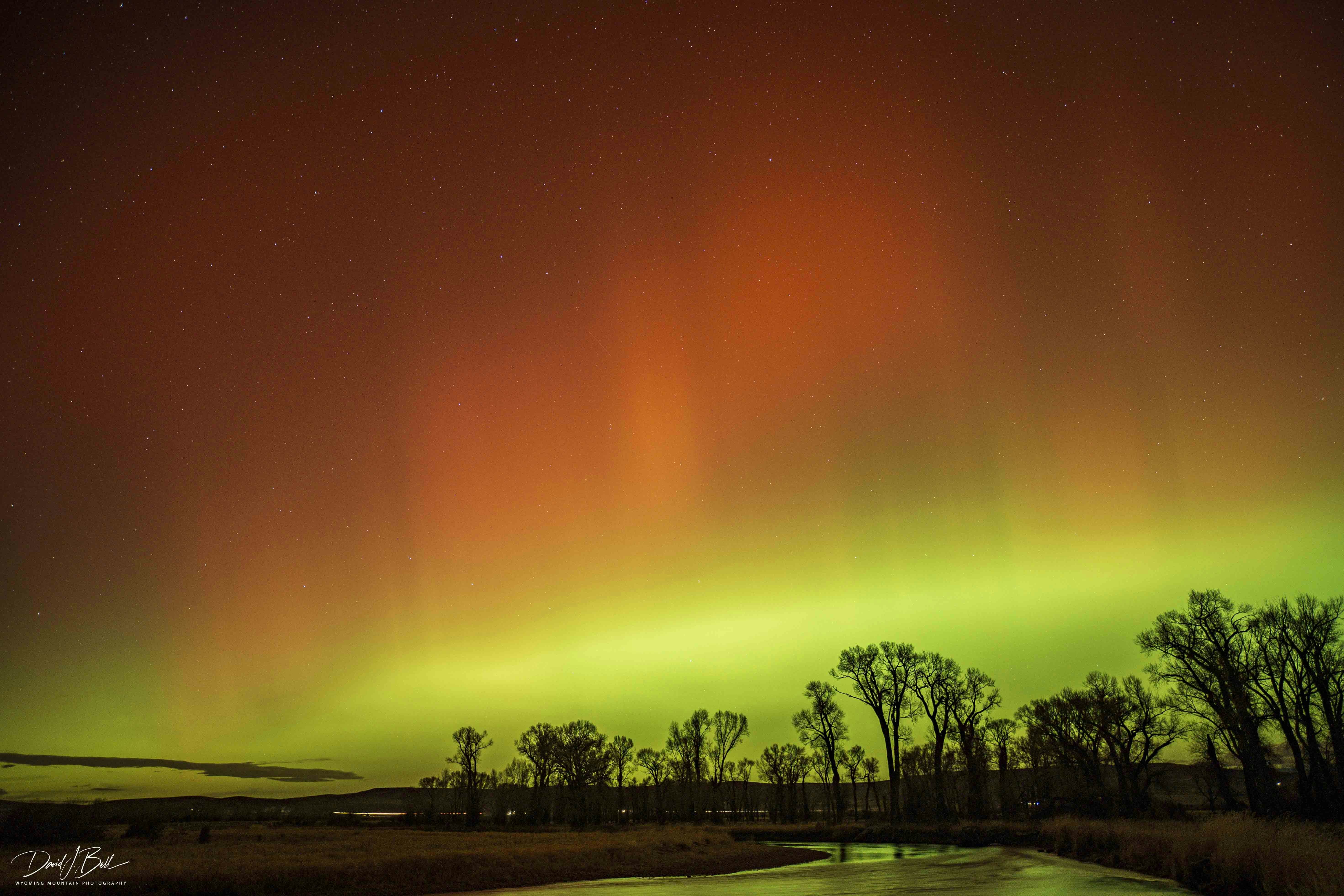 A night of intensely colorful auroras put on a show over Wyoming and much of the Northern Hemisphere Tuesday night. They were so powerful that even photographers with decades of experience capturing auroras say they were the “best ever” seen in Wyoming.