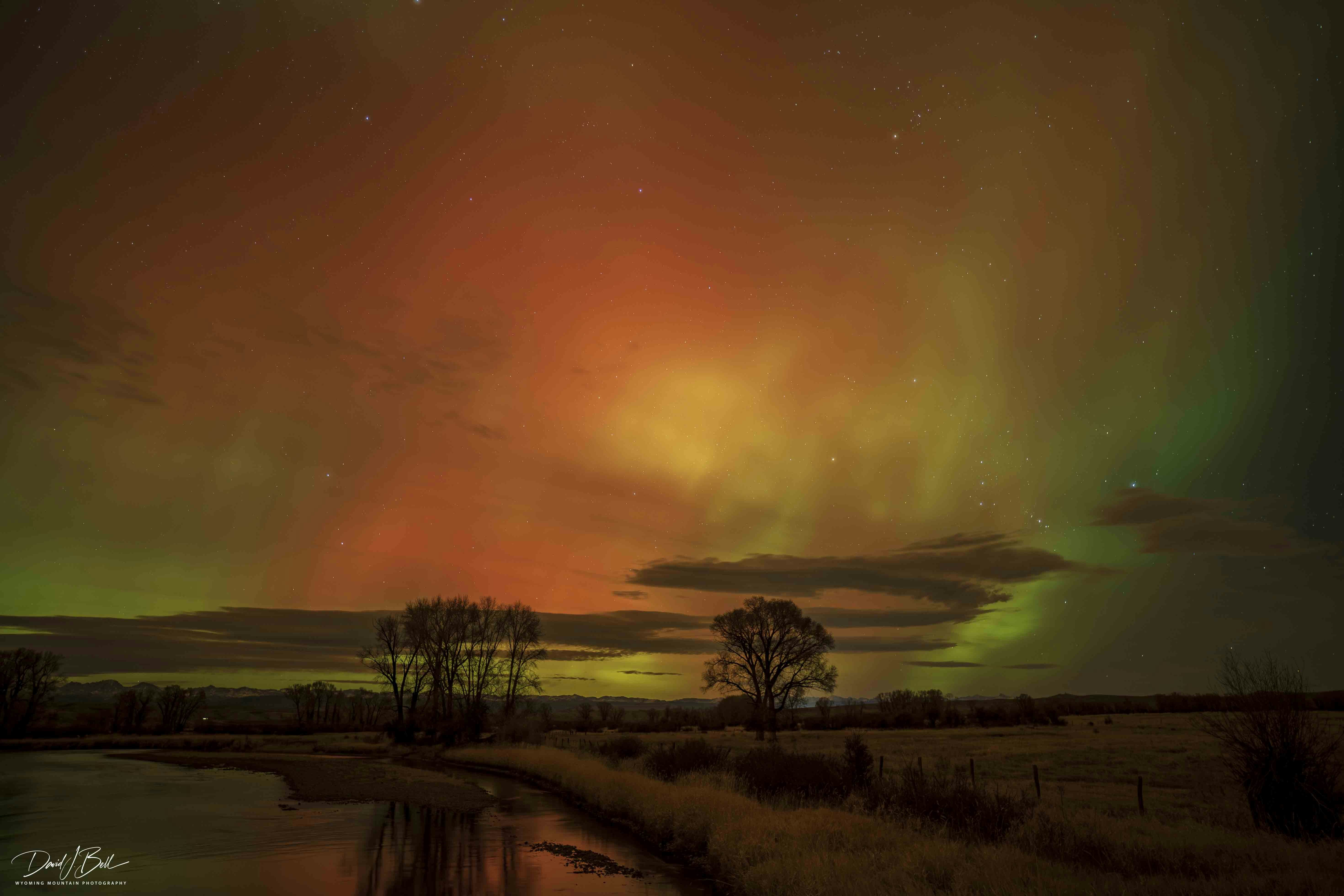 A night of intensely colorful auroras put on a show over Wyoming and much of the Northern Hemisphere Tuesday night. They were so powerful that even photographers with decades of experience capturing auroras say they were the “best ever” seen in Wyoming.