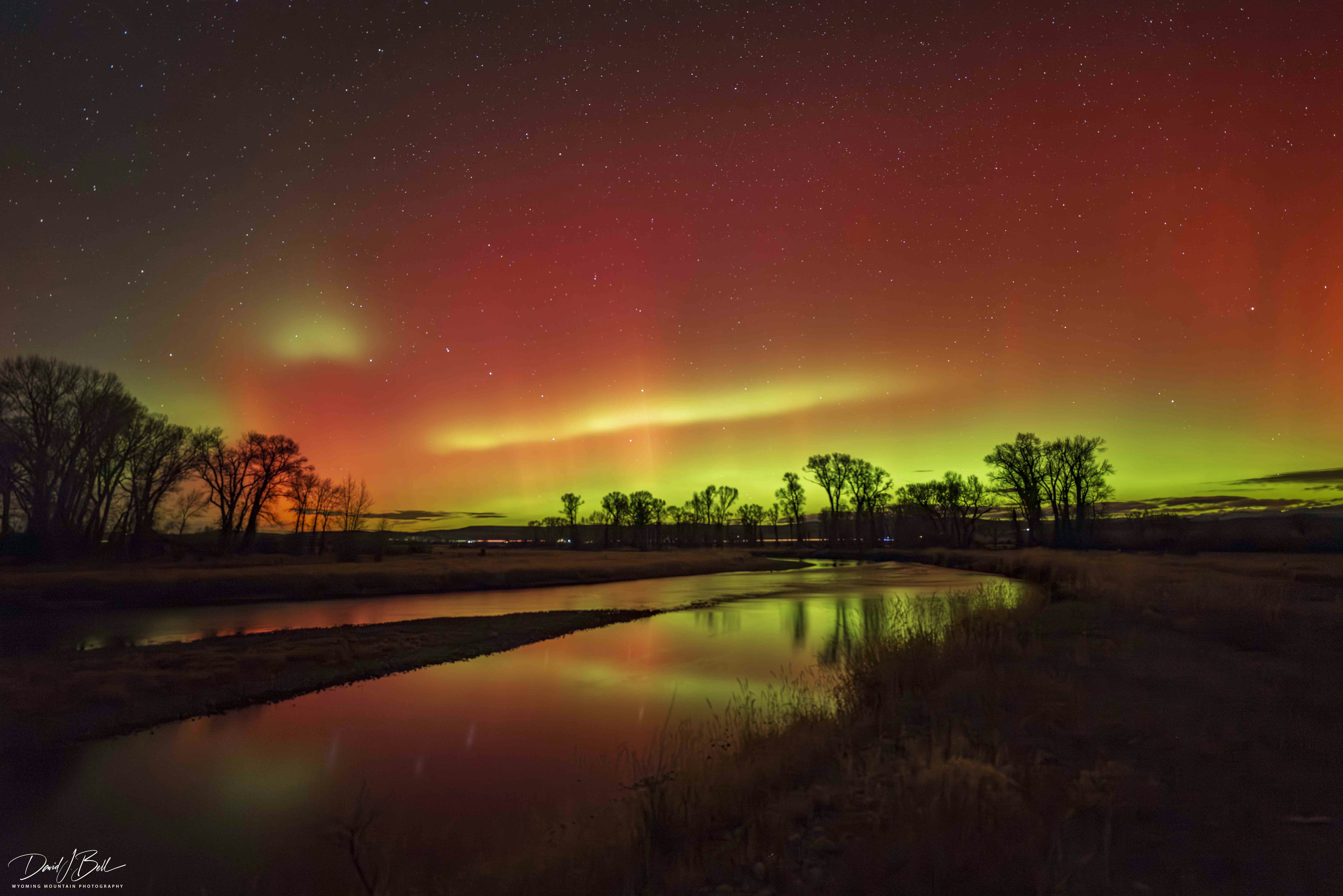 A night of intensely colorful auroras put on a show over Wyoming and much of the Northern Hemisphere Tuesday night. They were so powerful that even photographers with decades of experience capturing auroras say they were the “best ever” seen in Wyoming.