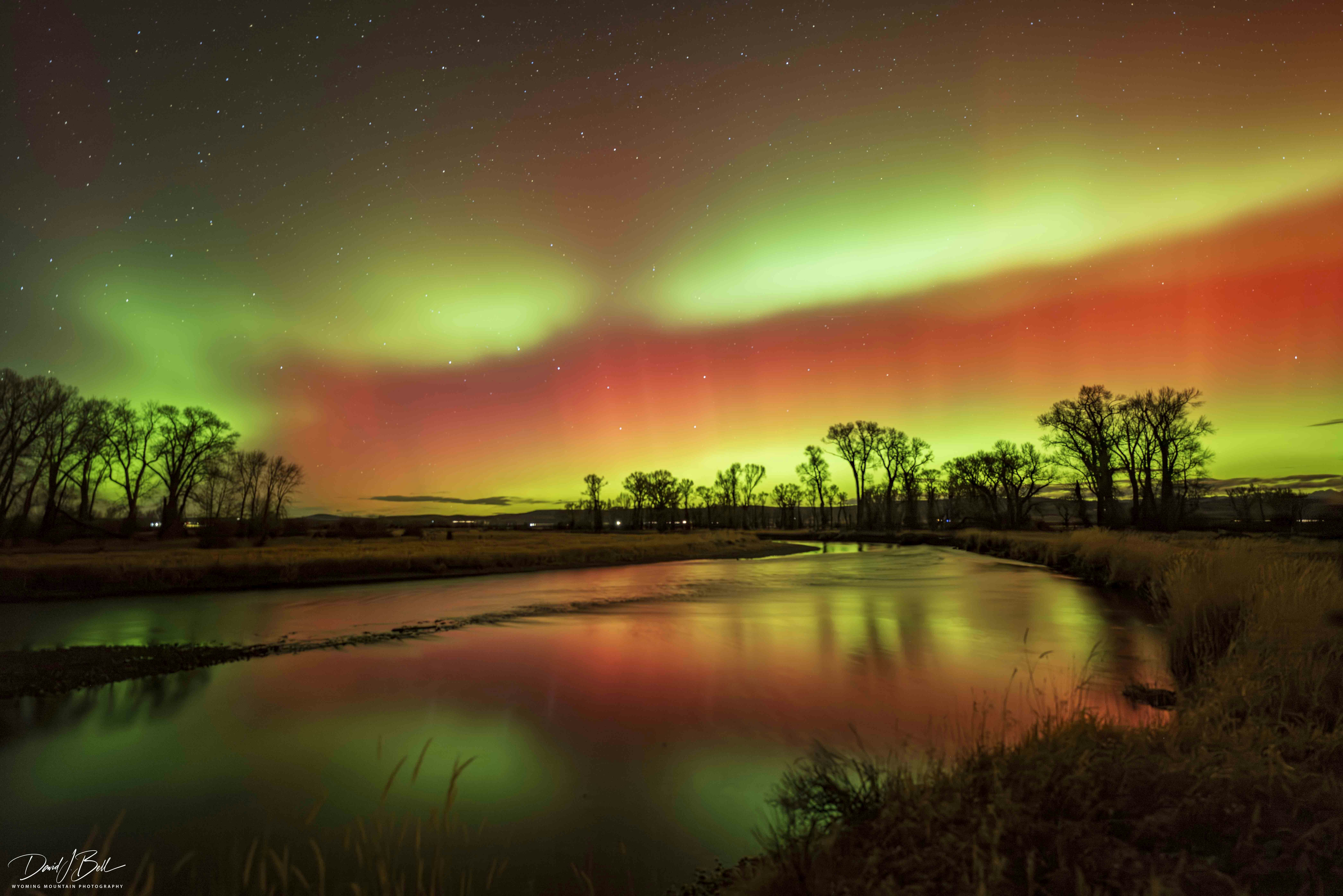 A night of intensely colorful auroras put on a show over Wyoming and much of the Northern Hemisphere Tuesday night. They were so powerful that even photographers with decades of experience capturing auroras say they were the “best ever” seen in Wyoming.