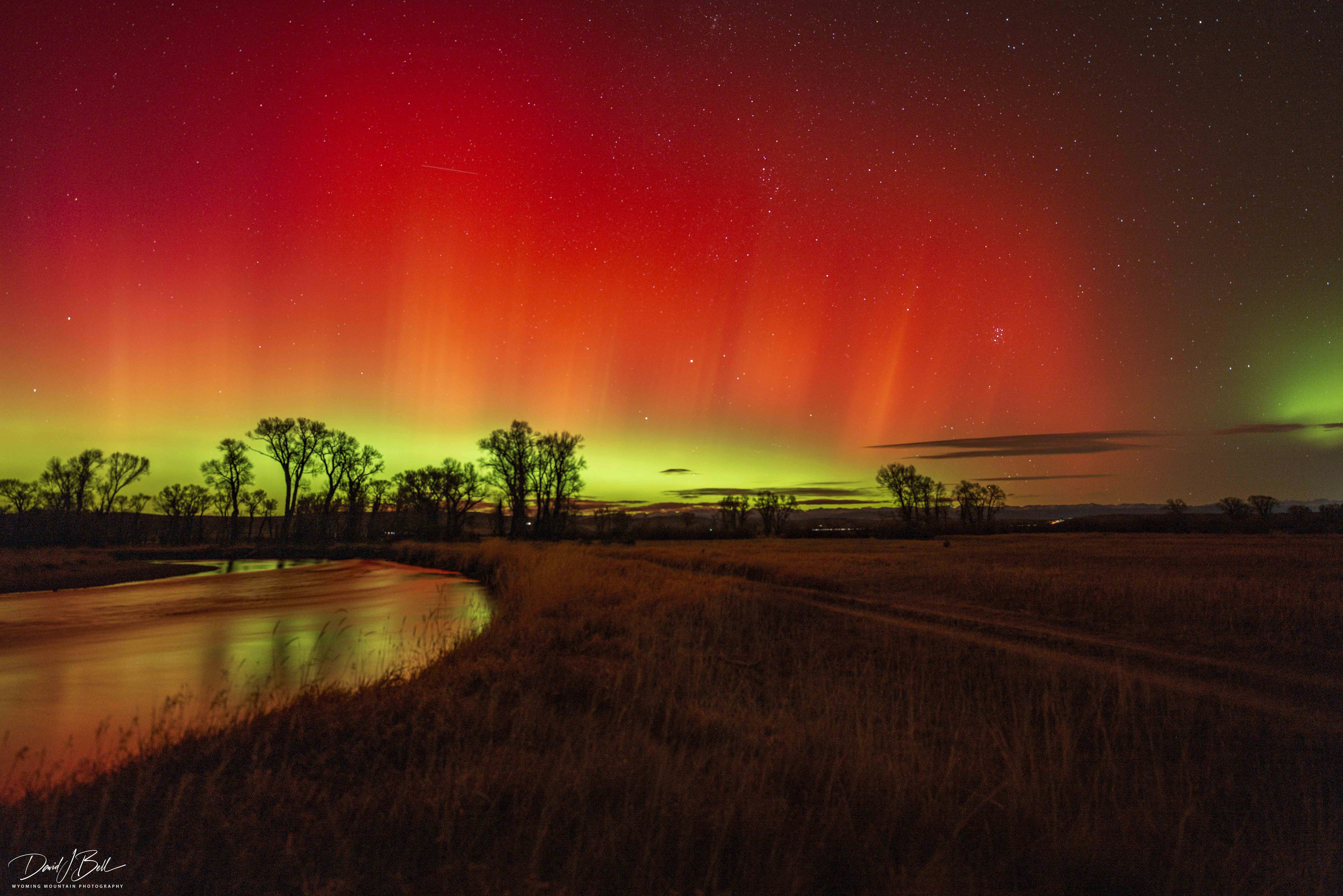 A night of intensely colorful auroras put on a show over Wyoming and much of the Northern Hemisphere Tuesday night. They were so powerful that even photographers with decades of experience capturing auroras say they were the “best ever” seen in Wyoming.