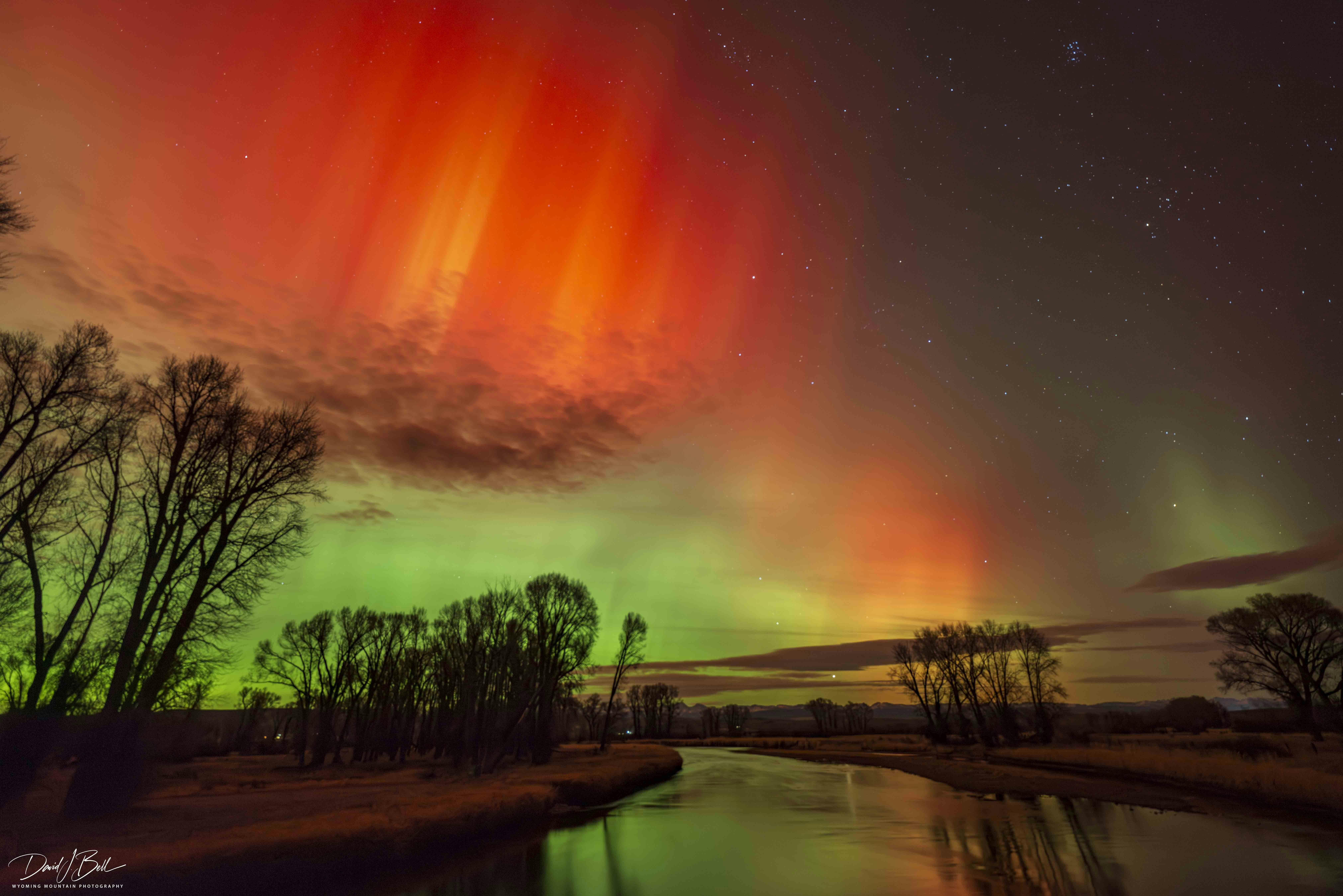 A night of intensely colorful auroras put on a show over Wyoming and much of the Northern Hemisphere Tuesday night. They were so powerful that even photographers with decades of experience capturing auroras say they were the “best ever” seen in Wyoming.