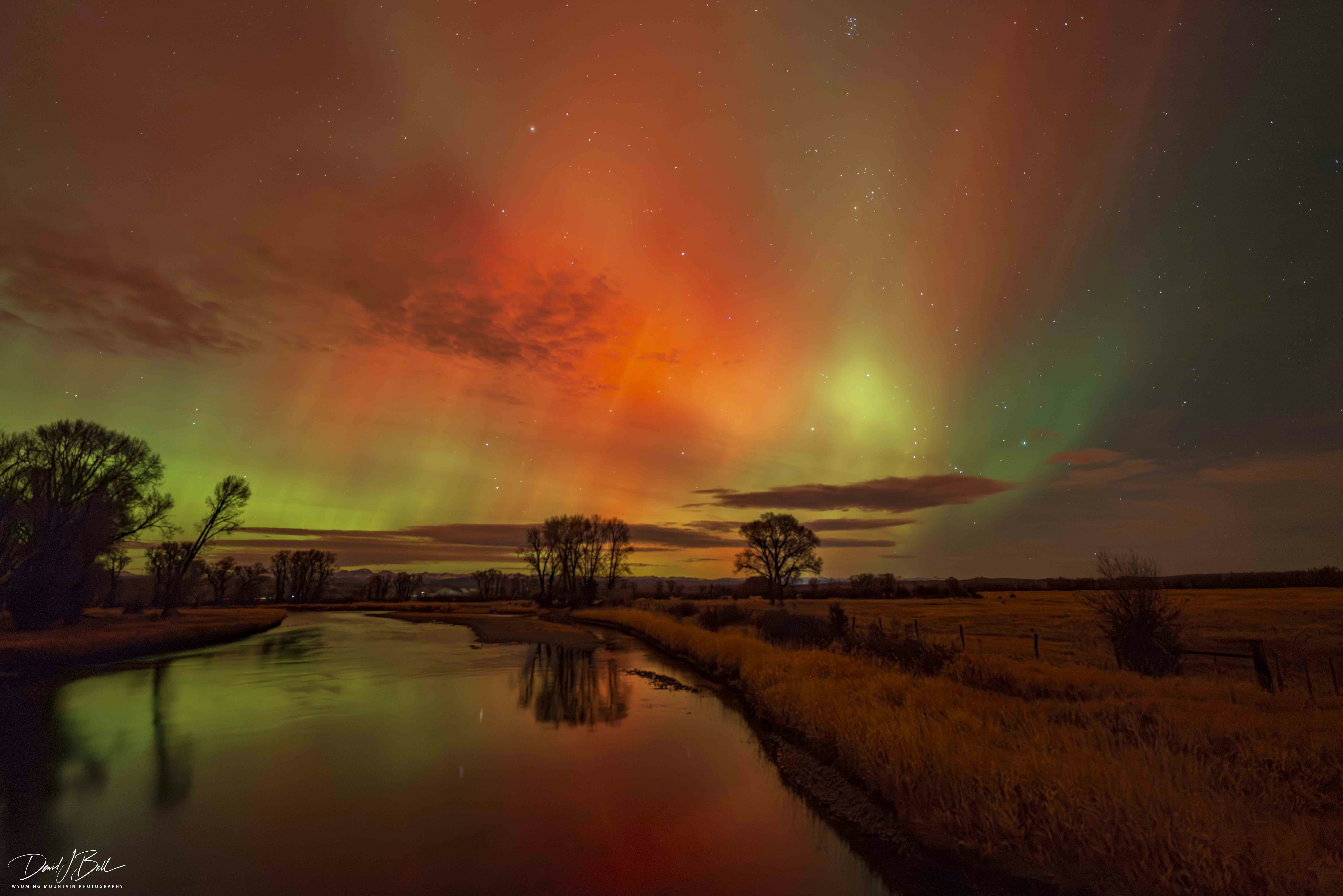 A night of intensely colorful auroras put on a show over Wyoming and much of the Northern Hemisphere Tuesday night. They were so powerful that even photographers with decades of experience capturing auroras say they were the “best ever” seen in Wyoming.