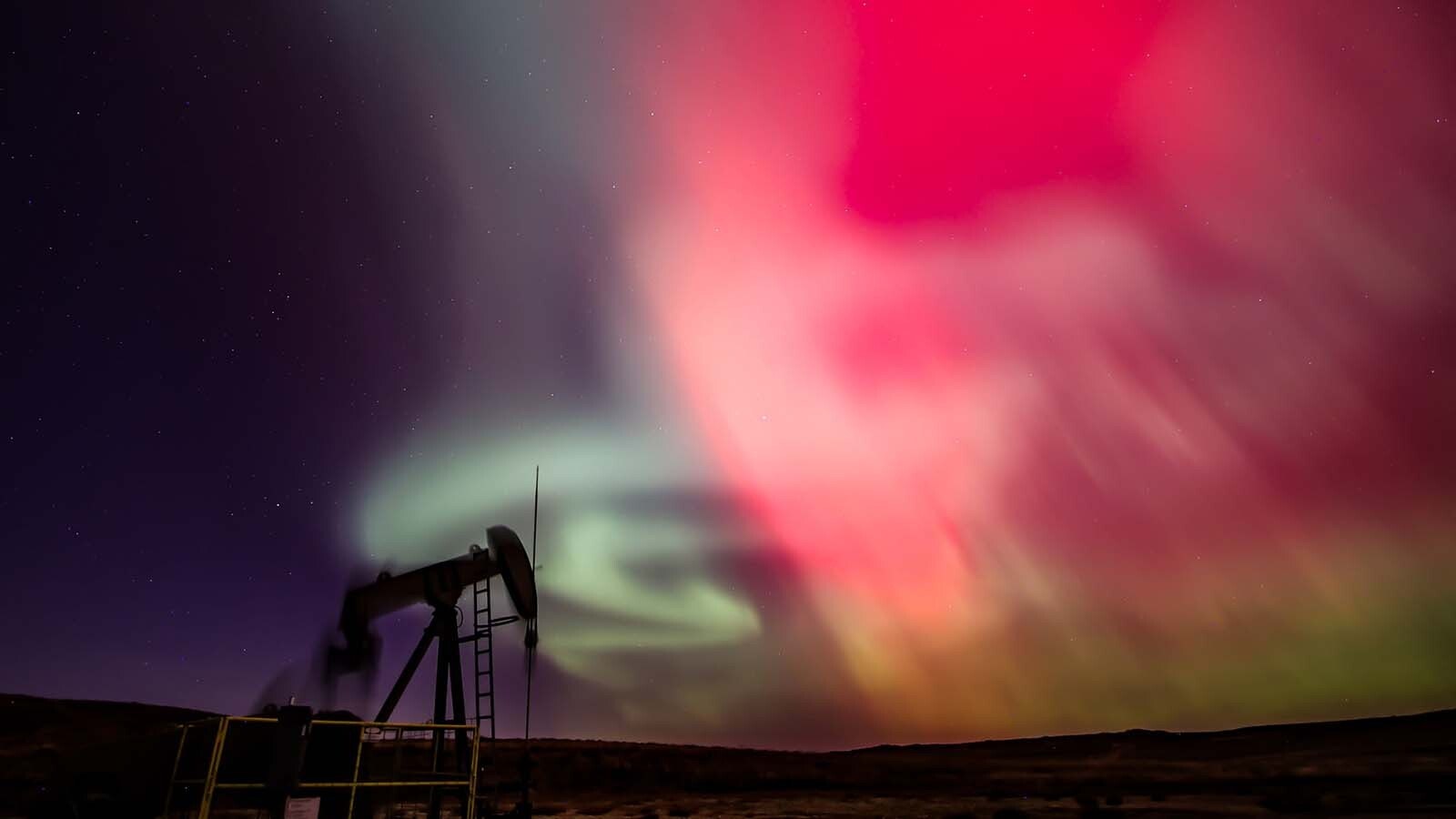 A night of intensely colorful auroras put on a show over Wyoming and much of the Northern Hemisphere Tuesday night. They were so powerful that even photographers with decades of experience capturing auroras say they were the “best ever” seen in Wyoming.