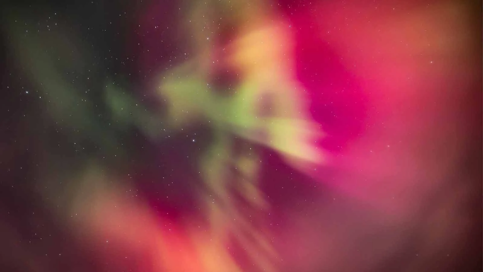 An aurora over Cody on Oct. 10, 2024.