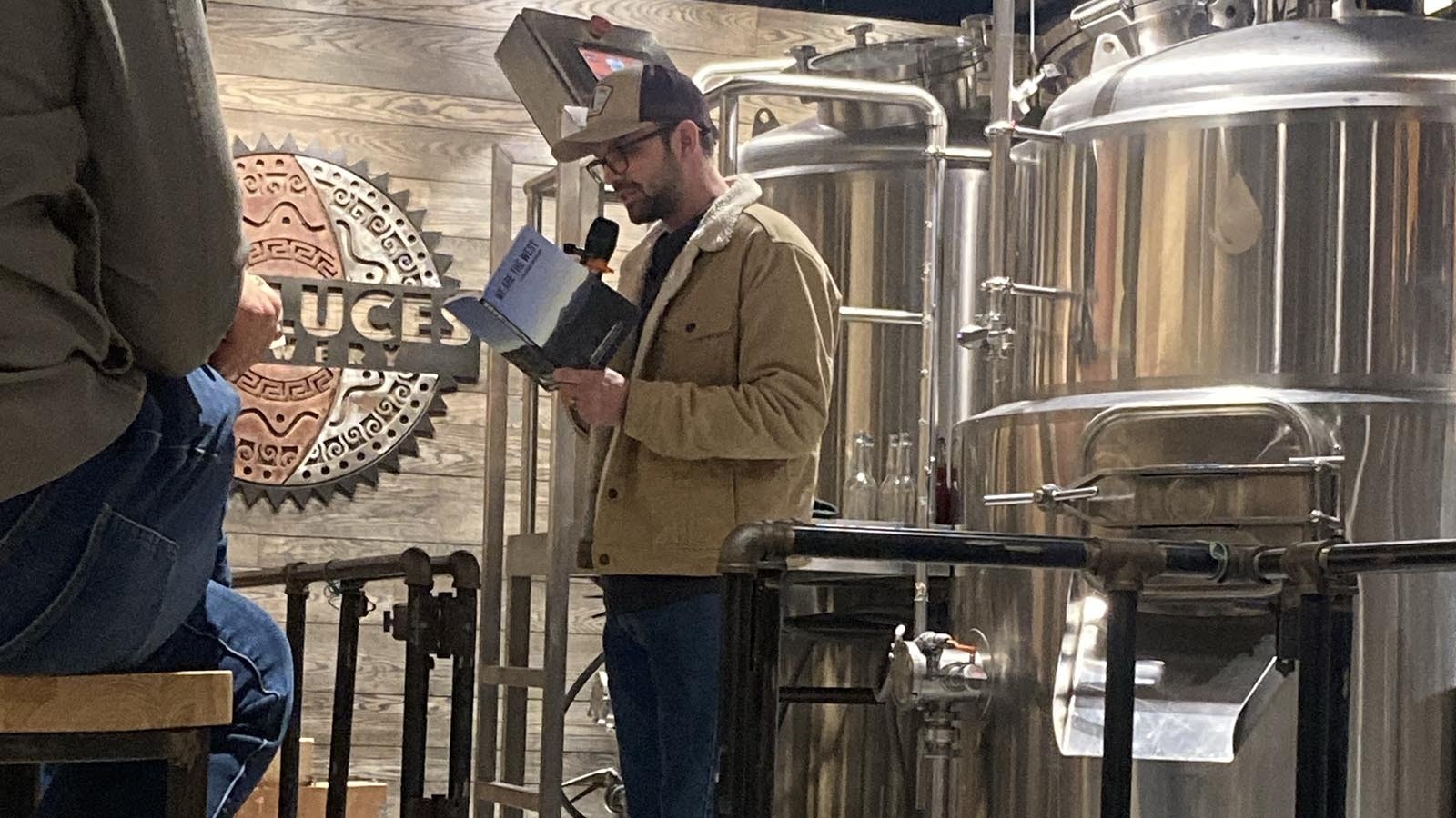 Austin Hawkins, author of “Going Nowhere Slow,” was also featured in several anthologies including "We are the West: A Colorado Anthology.” He is pictured here during an author reading.