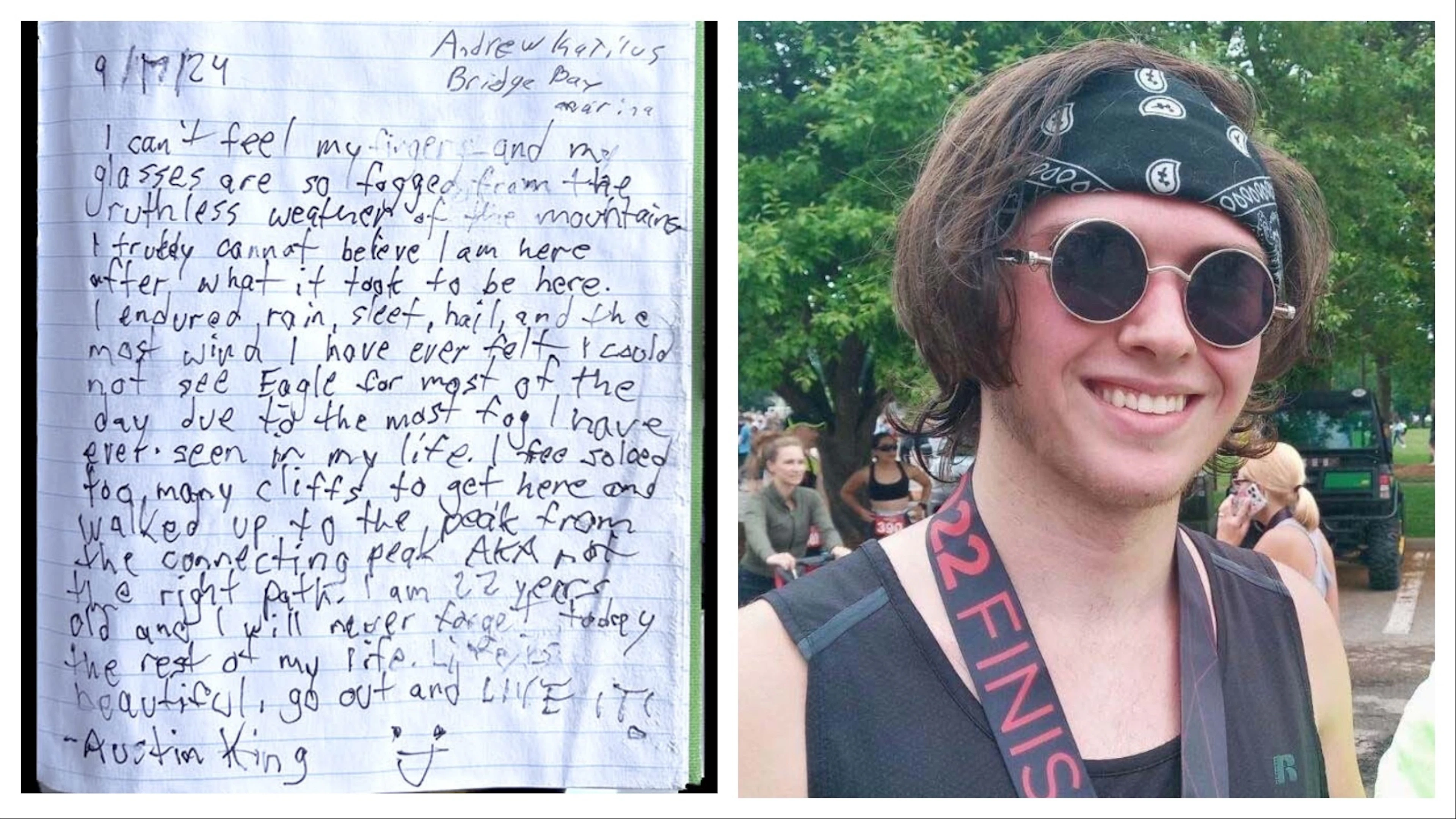 Mising Note Missing Yellowstone Hiker's Note A Clue For Volunteer Search Teams Now ...
