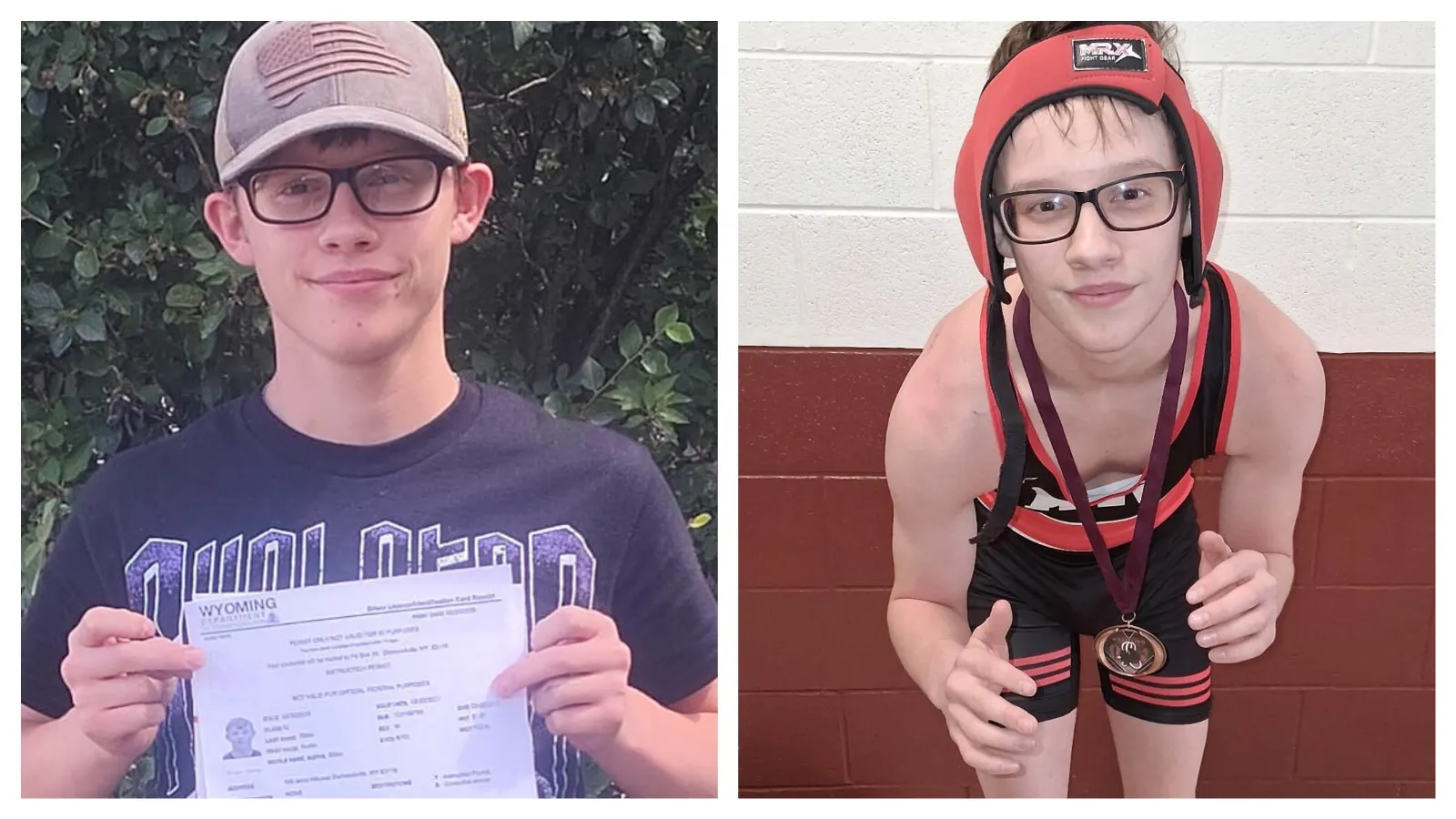 16-year-old Diamondville teen Austin Stilkes died Thursday in a firearm-related hunting accident. One day earlier, his grandfather survived a self-inflicted gunshot wound. "I'm heartbroken," said mother and daughter Ashley Stiles. "It's my dad, and then it's my kid." She also said he had a passion for wrestling.