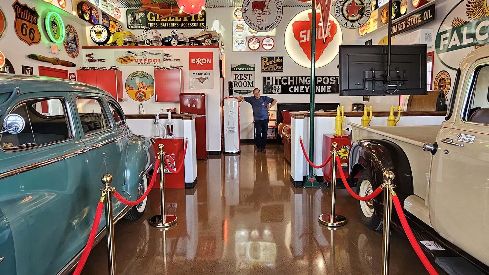 Jeff Wandler couldn't be more pleased with a vintage automobile-themed Airbnb he recently completed to augment the experience at his Frontier Auto Museum in Gillette.