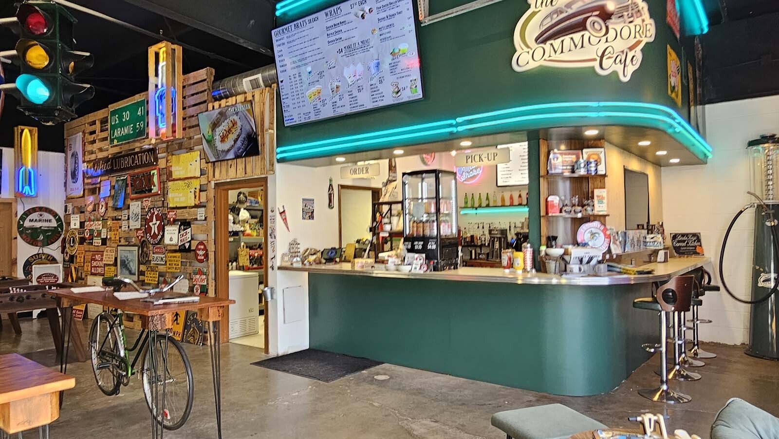 Always be improving, that's the motto for Frontier Auto Museum owner Jeff Wandler. A new vintage automobile-themed cafe has become part of the scene, offering sandwiches and coffee, as well as vintage candy and soda.