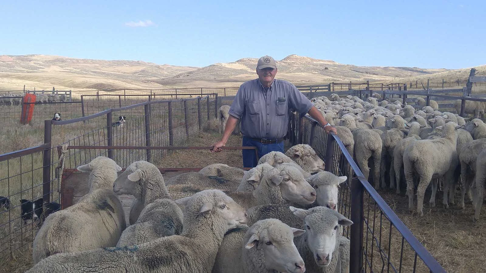 Paul Auzqui at the Auzqui Ranch near Clearmont.