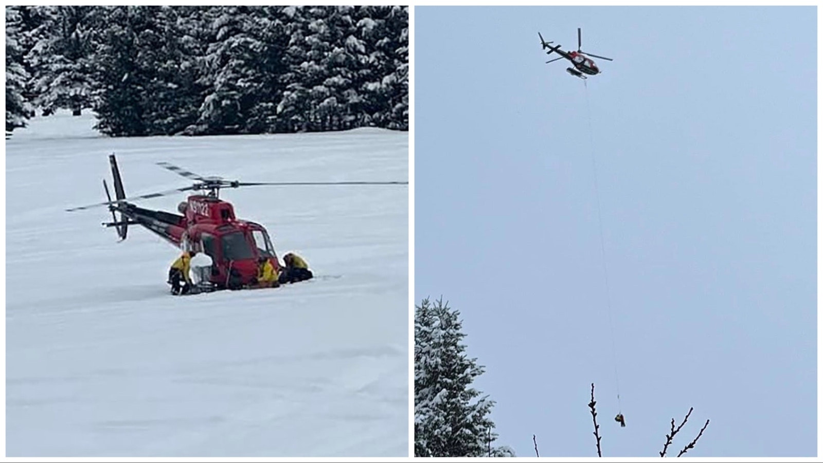 Teton County Search and Rescue respond to a Sunday morning avalanche that buried a backcountry skier.