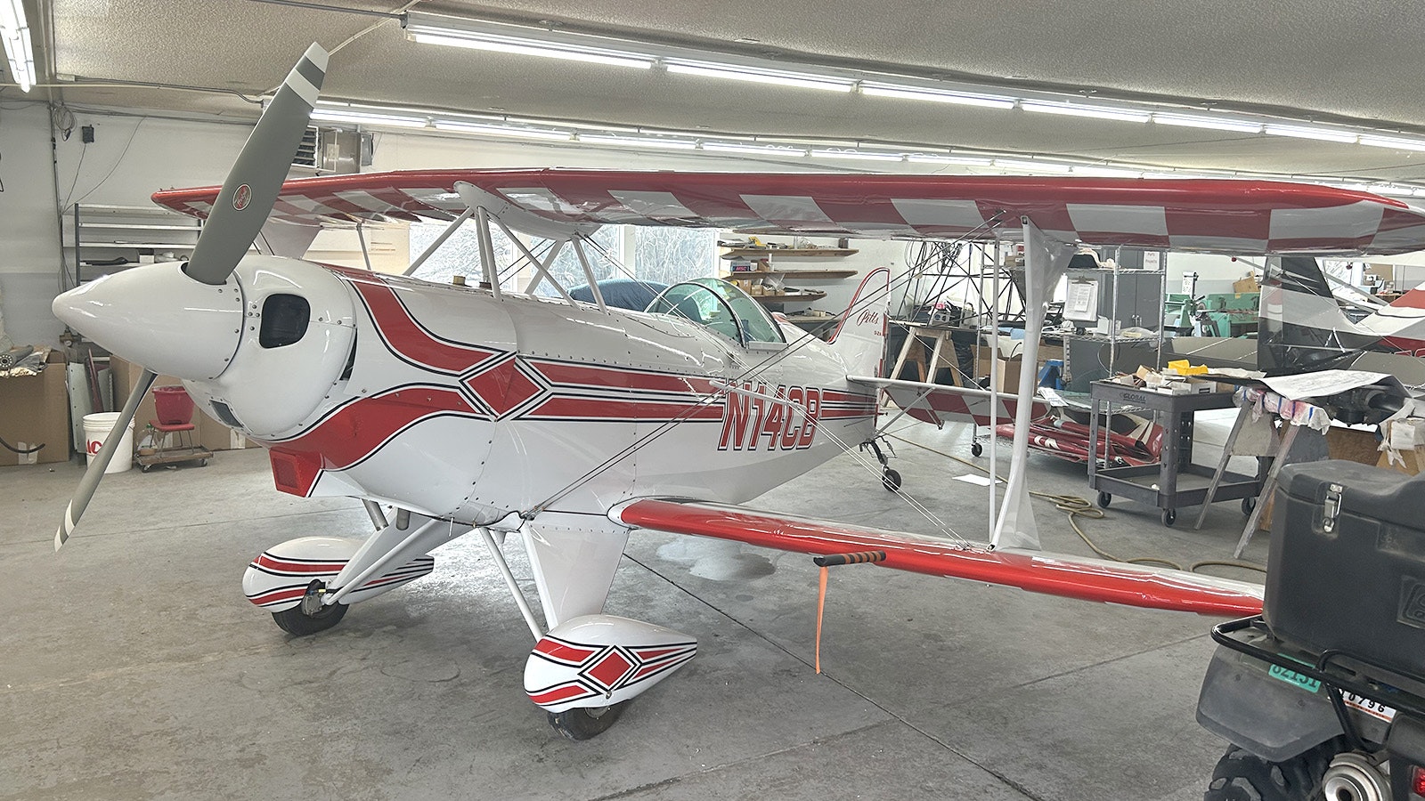 An Aviat Pitts Special that was recently refurbished at Aviat's facility in Afton, Wyoming.