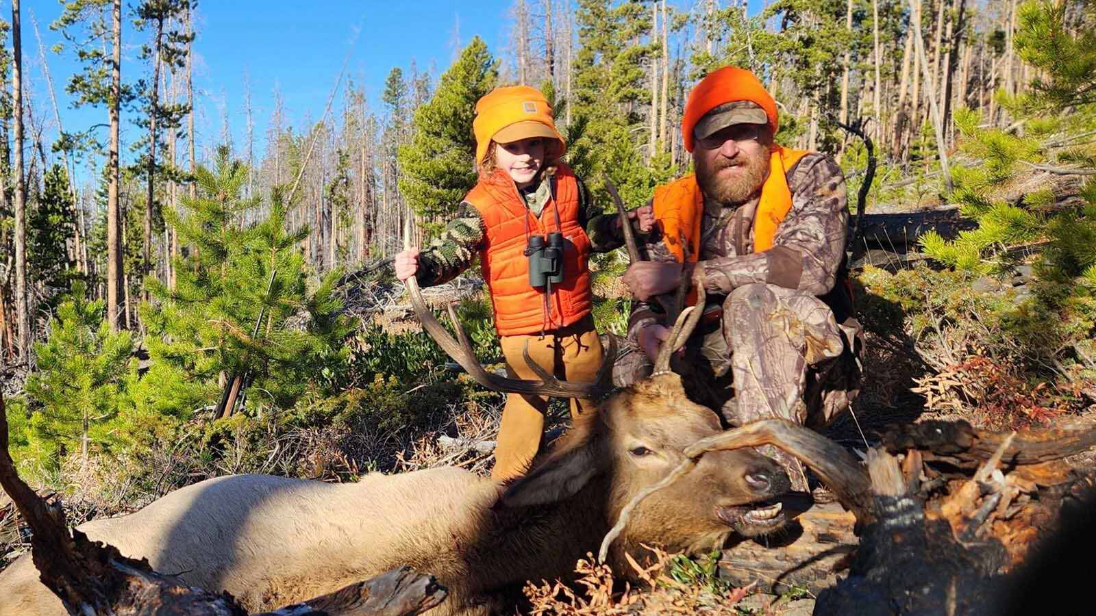  Axl Anton has been tagging along on elk hunts with his dad since Axl was 5.