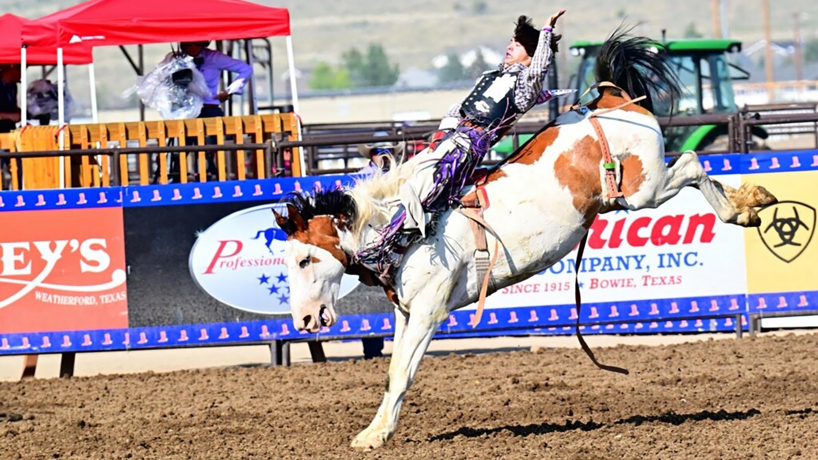 Montana bareback rider Azreal "Bad Azz" Lara, 16, won the Junior World Finals Barback Riding Championships in 2023 and is back in Las Vegas this week to defend his title.