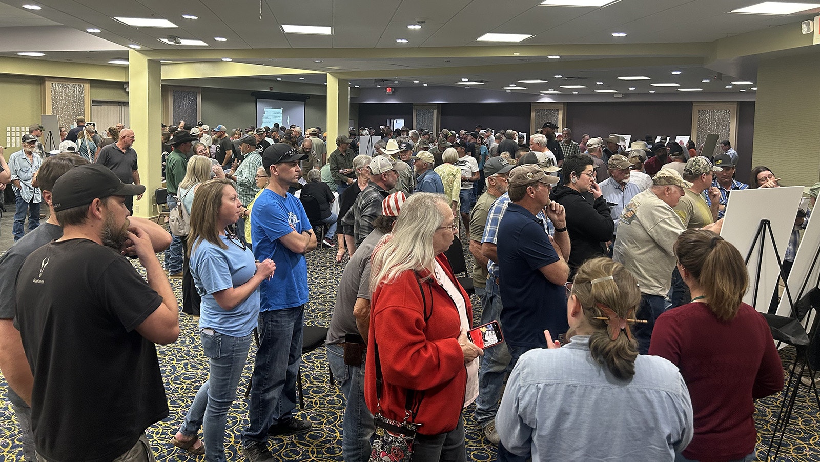 About 500 people attended an open house on proposed changes to BLM-managed lands in southwest Wyoming on Wednesday.
