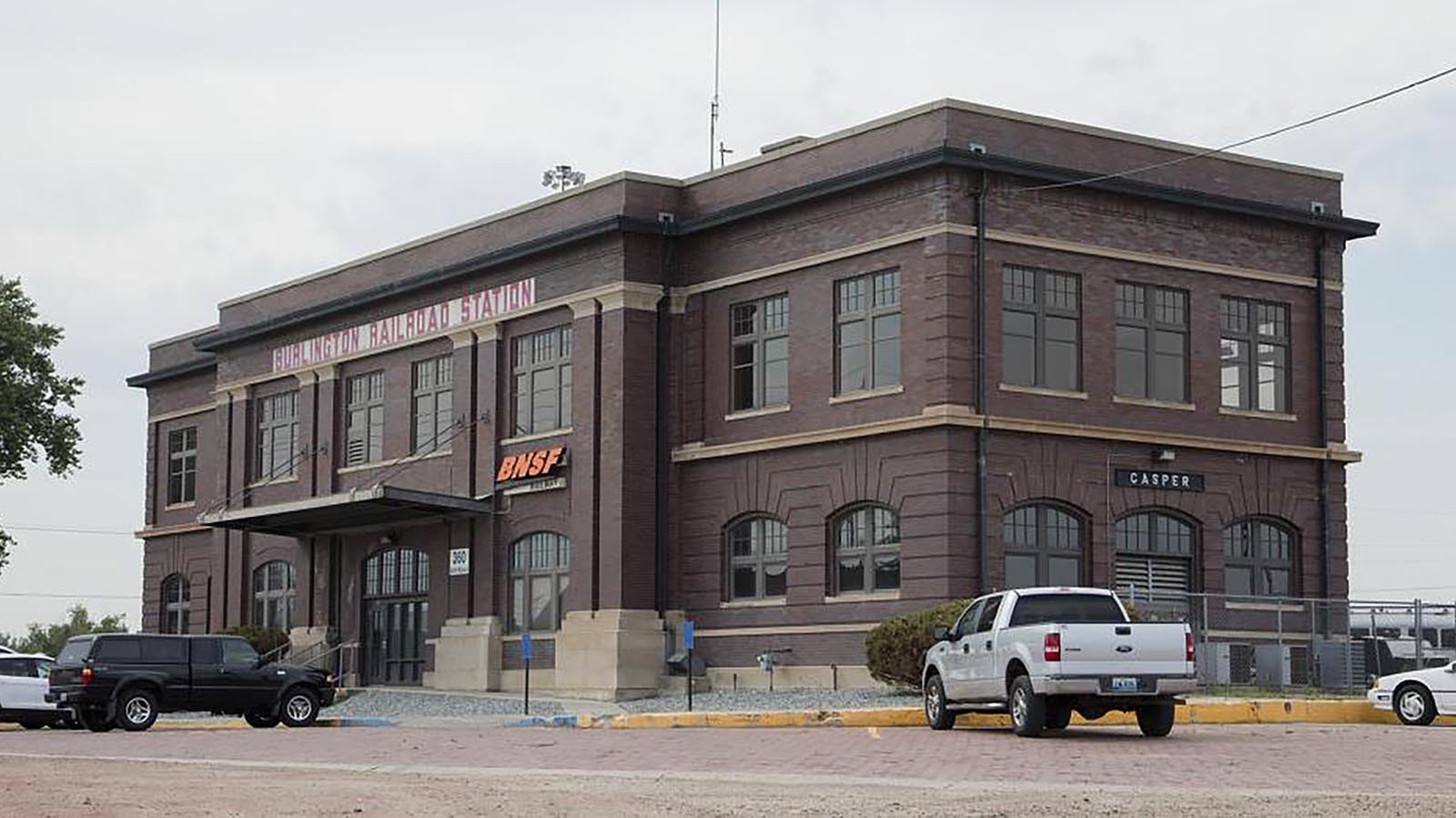 BNSF engineer Michael Hoover and a conductor took over a westbound freight in Casper. The depot still is a center for BNSF operations.