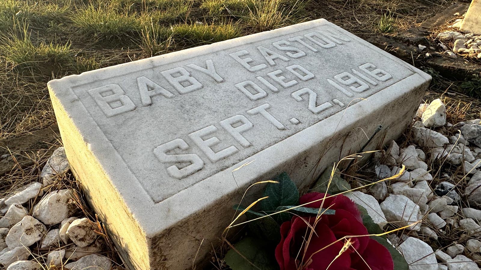 Many of the graves at Gebo cemetery are for children who may have died during Spanish flu and diphtheria epidemics.