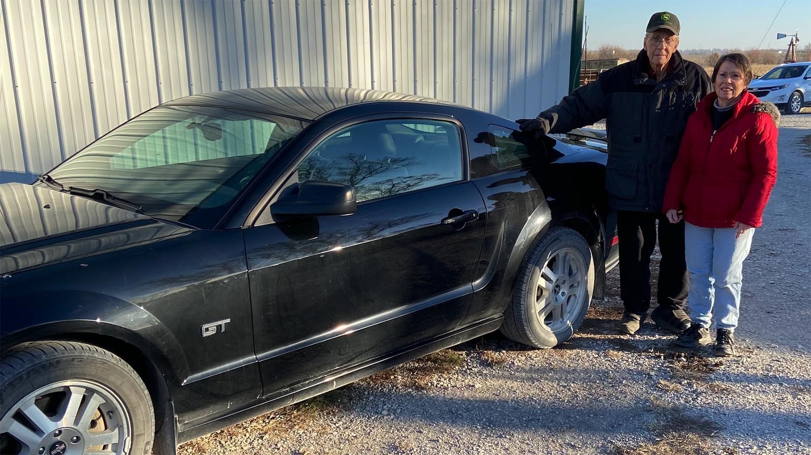 Daryl and Karen Kline drove their 2008 Mustang on Wyoming’s rugged backroads when they were following the trail of Butch Cassidy and his Hole-in-the-Wall Gang. Their Mustang made it safely back to their home in Iowa with only the dirt and red mud as a souvenir of their adventure.