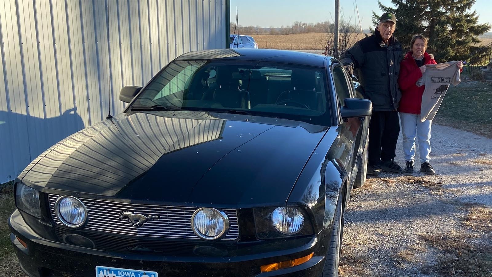 Daryl and Karen Kline drove their 2008 Mustang on Wyoming’s rugged backroads when they were following the trail of Butch Cassidy and his Hole-in-the-Wall Gang. Their Mustang made it safely back to their home in Iowa with only the dirt and red mud as a souvenir of their adventure.