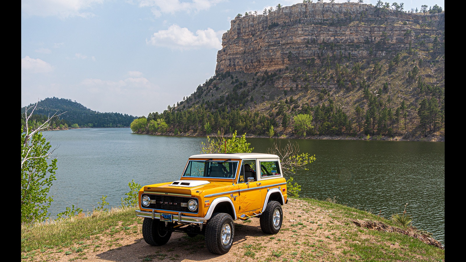 This classic 1973 Ford Bronco, called “Stella Louise,” belongs to Ed Schreiner of Torrington, who drives up to 50,000 miles a year exploring the beauty of Wyoming and the West and capturing glorious photos of his rig.
