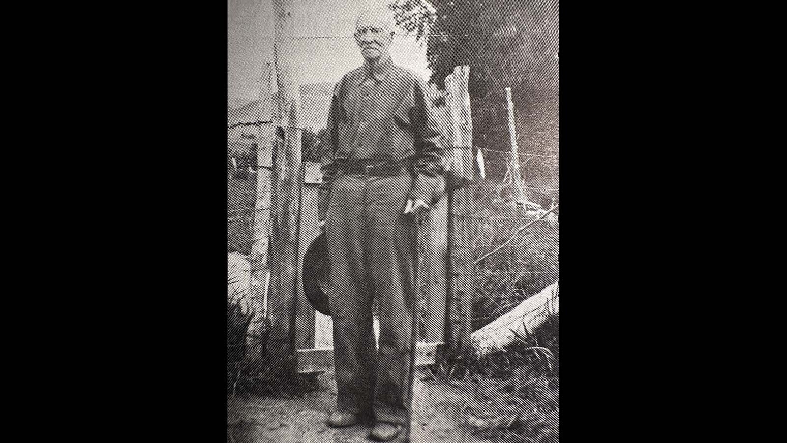 Charles Columbus Swaim of Lysite, Wyoming, was 70 years old when he shot and killed Jensen La Gaarde, the “Butting Dane.” He was never arrested and a jury acquitted him of any murder charges, finding that the Butting Dane was under the influence of chokecherry wine.