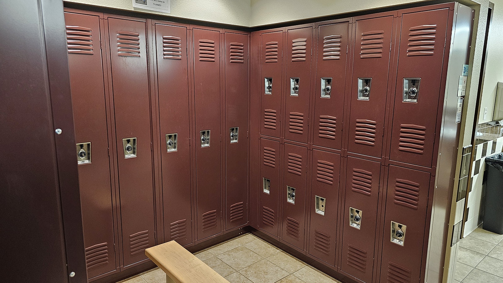 Locker rooms are also available at the Valley Community Center.