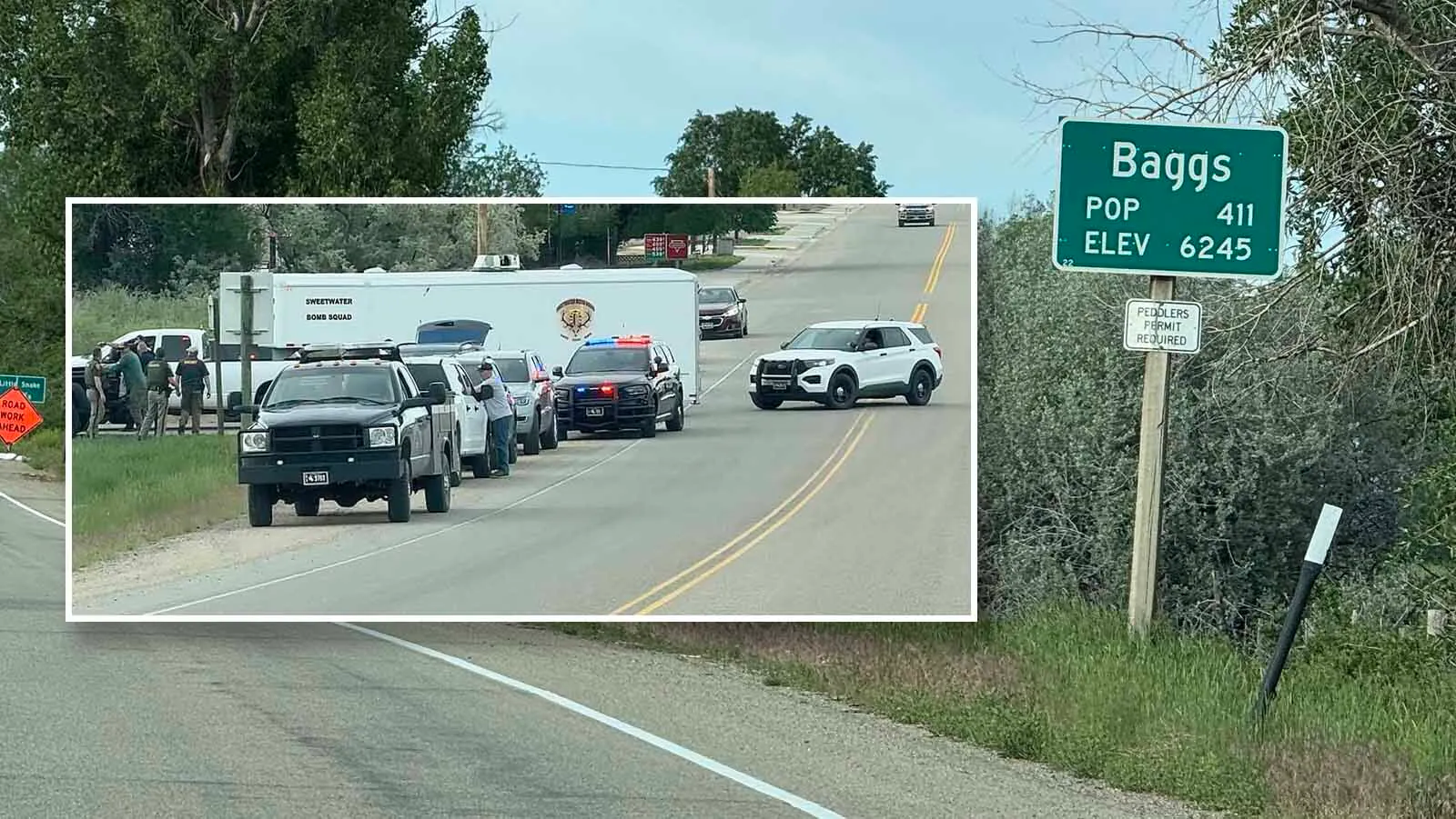 The day after a gunfight that left a deputy shot and the suspect dead, it was business as usual for folks in tiny Baggs — almost. That neighbors rushed to help the deputy doesn’t surprise former Mayor Linday Fleming. “It’s what we do,” she said.
