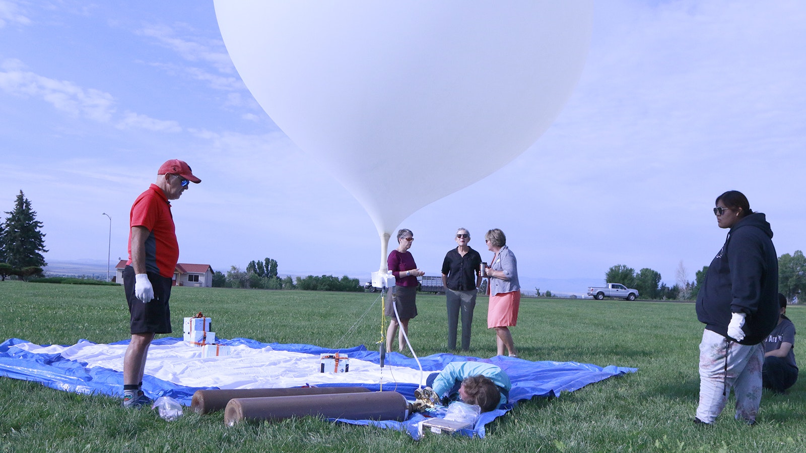 A high-altitude balloon carrying research technology will be launched 17 miles into the sky Saturday by a team from Central Wyoming College to help gather data for a NASA eclipse research project.