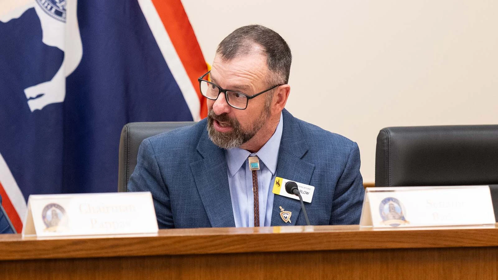 Sen. Eric Barlow on Monday said attack ads accusing him of voting to allow sex changes and voting to send money to illegal immigrants are not true. he said the bills he voted against were poorly written or rushed and are being twisted against him.