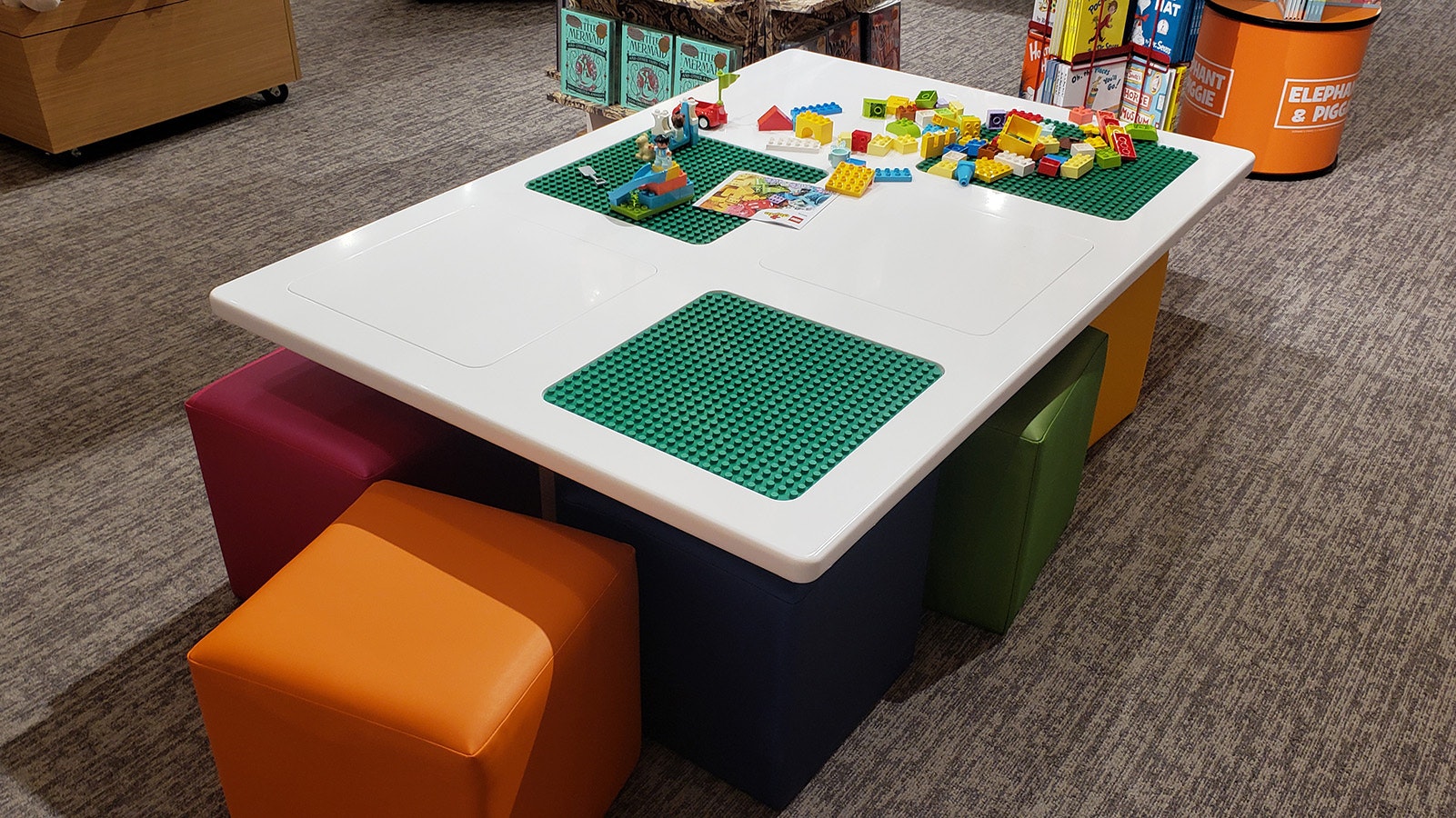 There's going to be a nice little Lego table at the Barnes & Noble in Cheyenne.