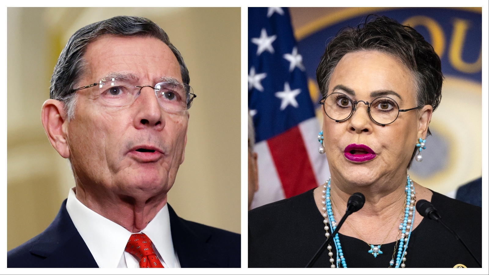 U.S. Sen. John Barrasso and U.S. Rep. Harriet Hageman, both R-Wyoming.
