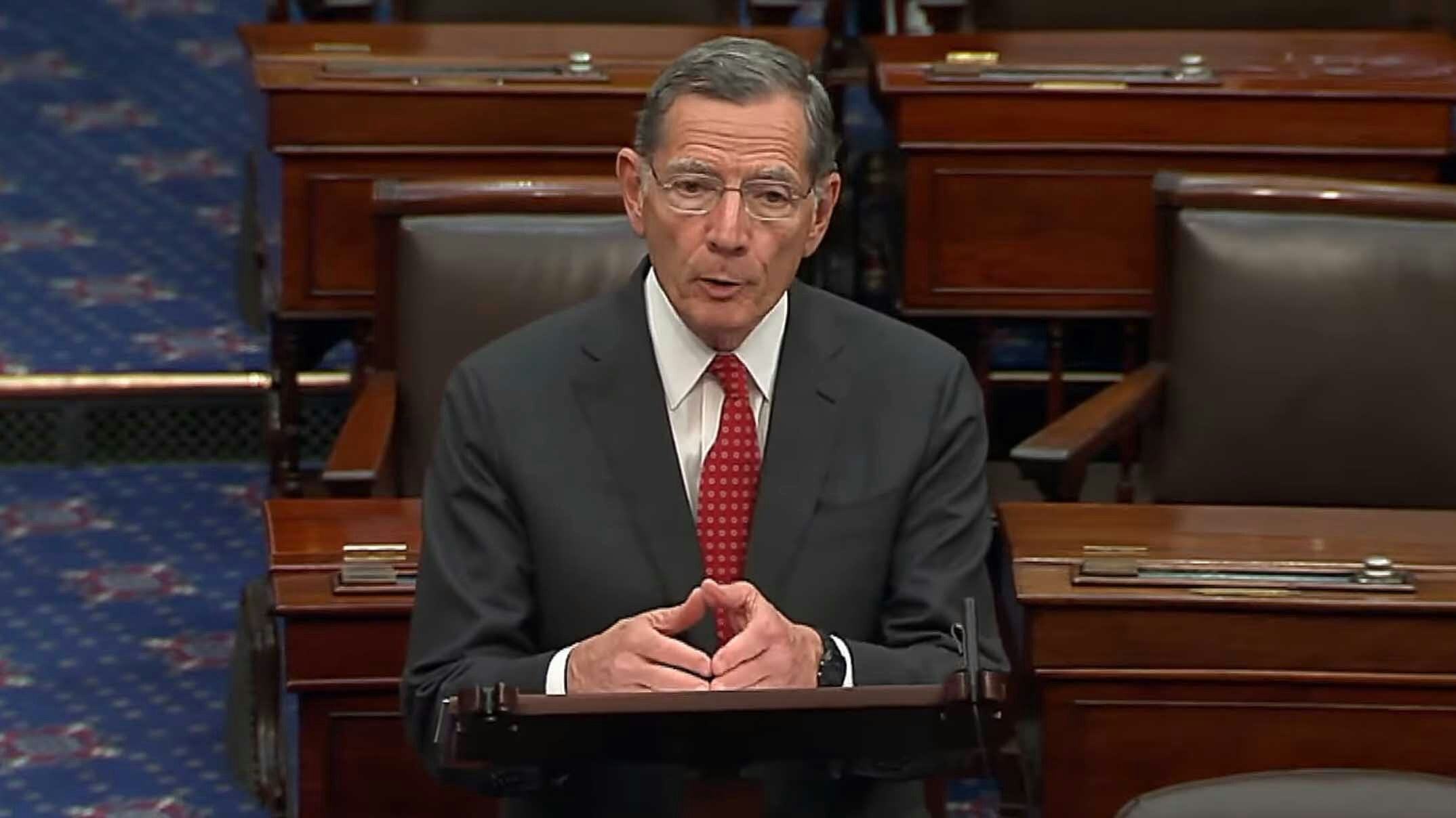 U.S. Senate Majority Whip John Barrasso of Wyoming was upbeat Tuesday about the massive budget legislation called the One Big Beautiful Bill Act. He says “Republicans stand united” with voting expected to begin later this week or early next week.