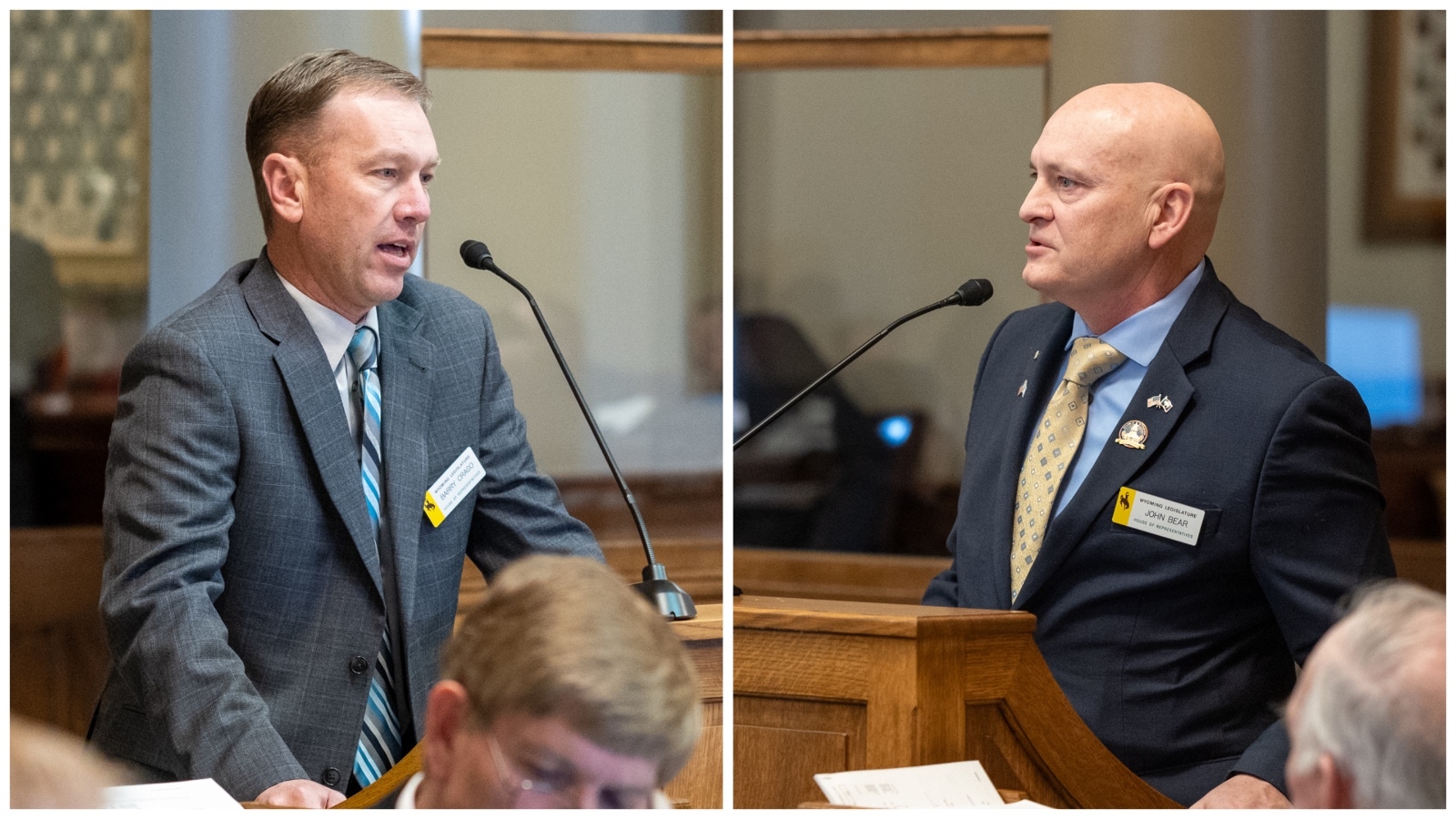 State Rep. Barry Crago and Rep. John Bear