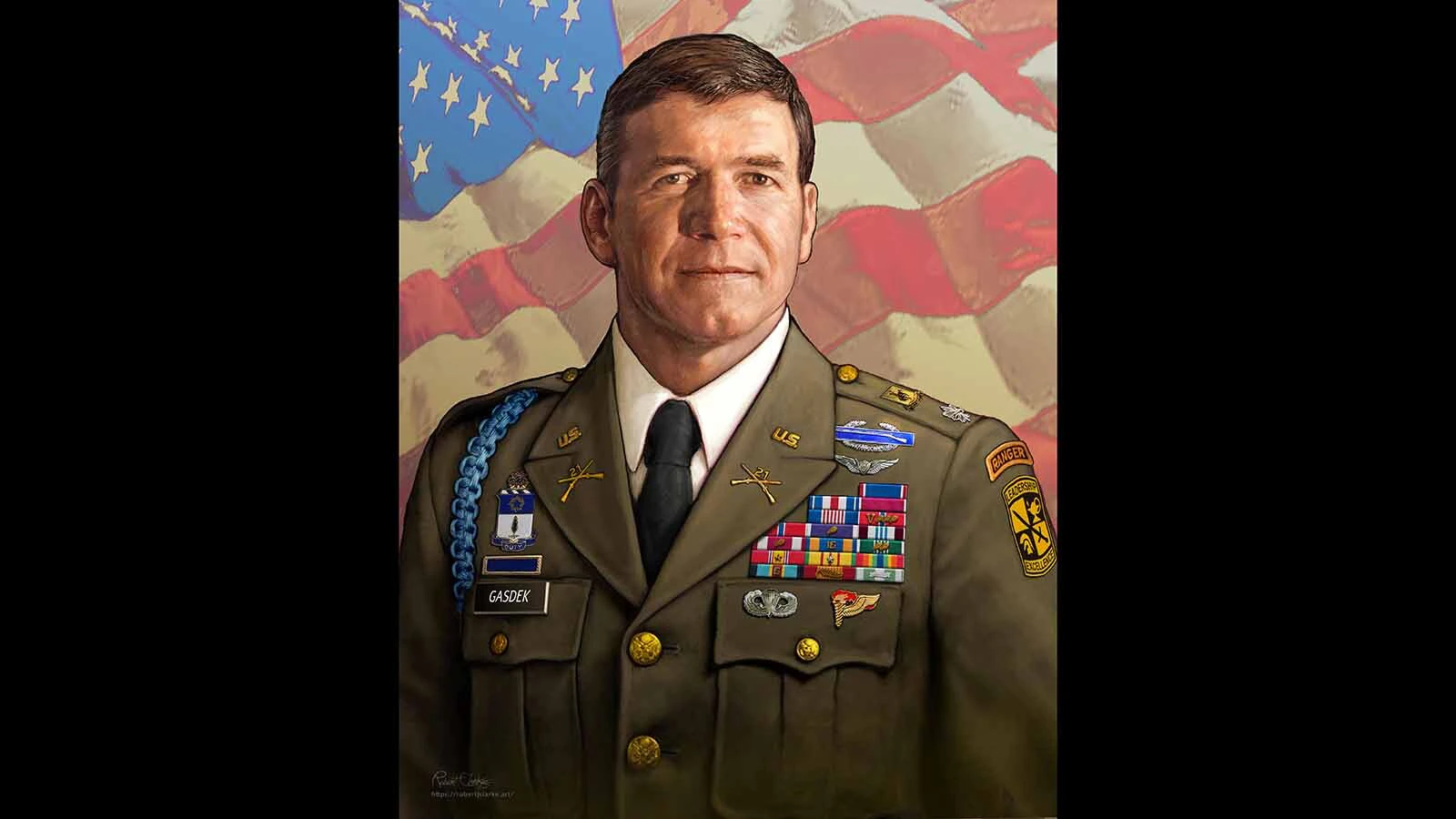 Indiana University of Pennsylvania commissioned a portrait of Lt. Col. Barry Gasdek.
