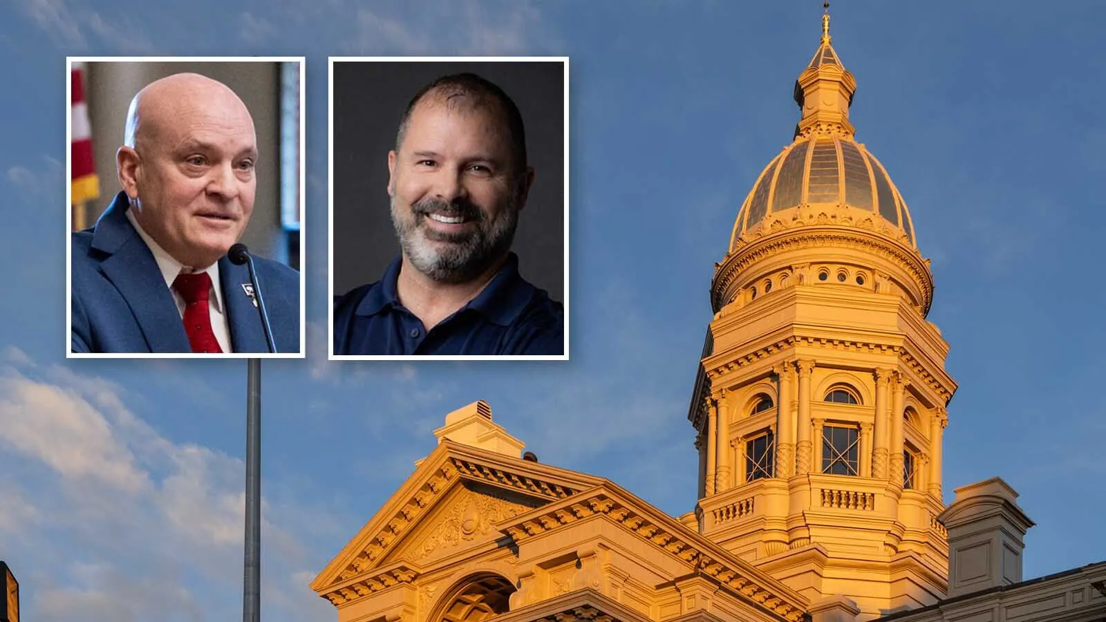 John Bear, left, and Doug Moore