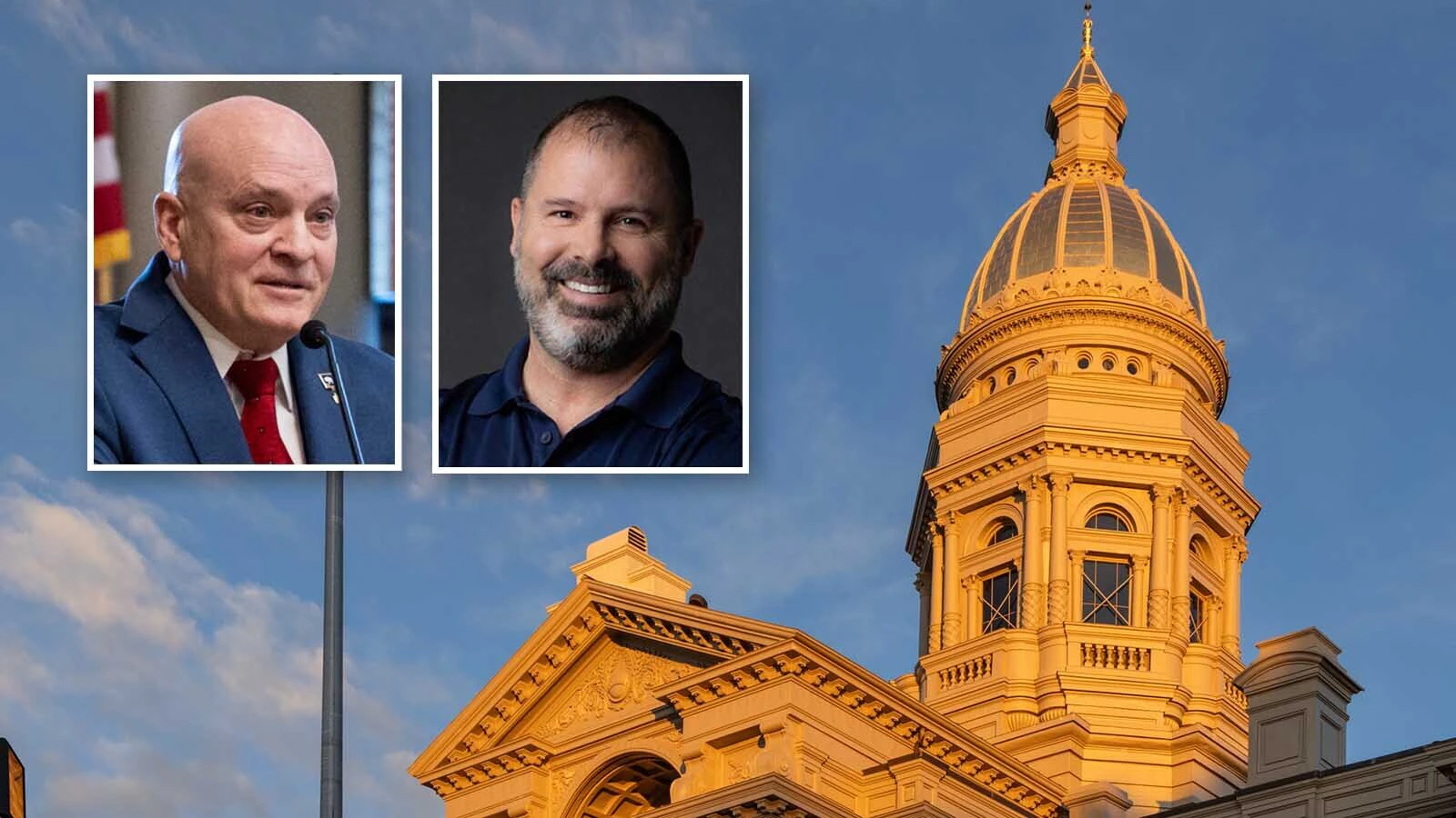 John Bear, left, and Doug Moore