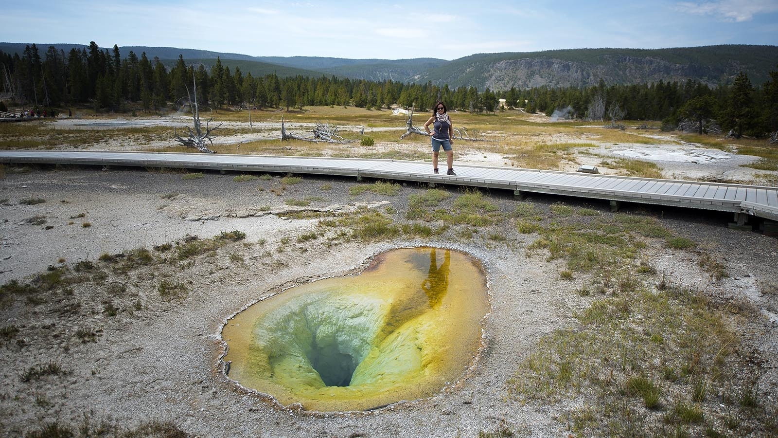 Belgian Pool in Yellowstone National Park.